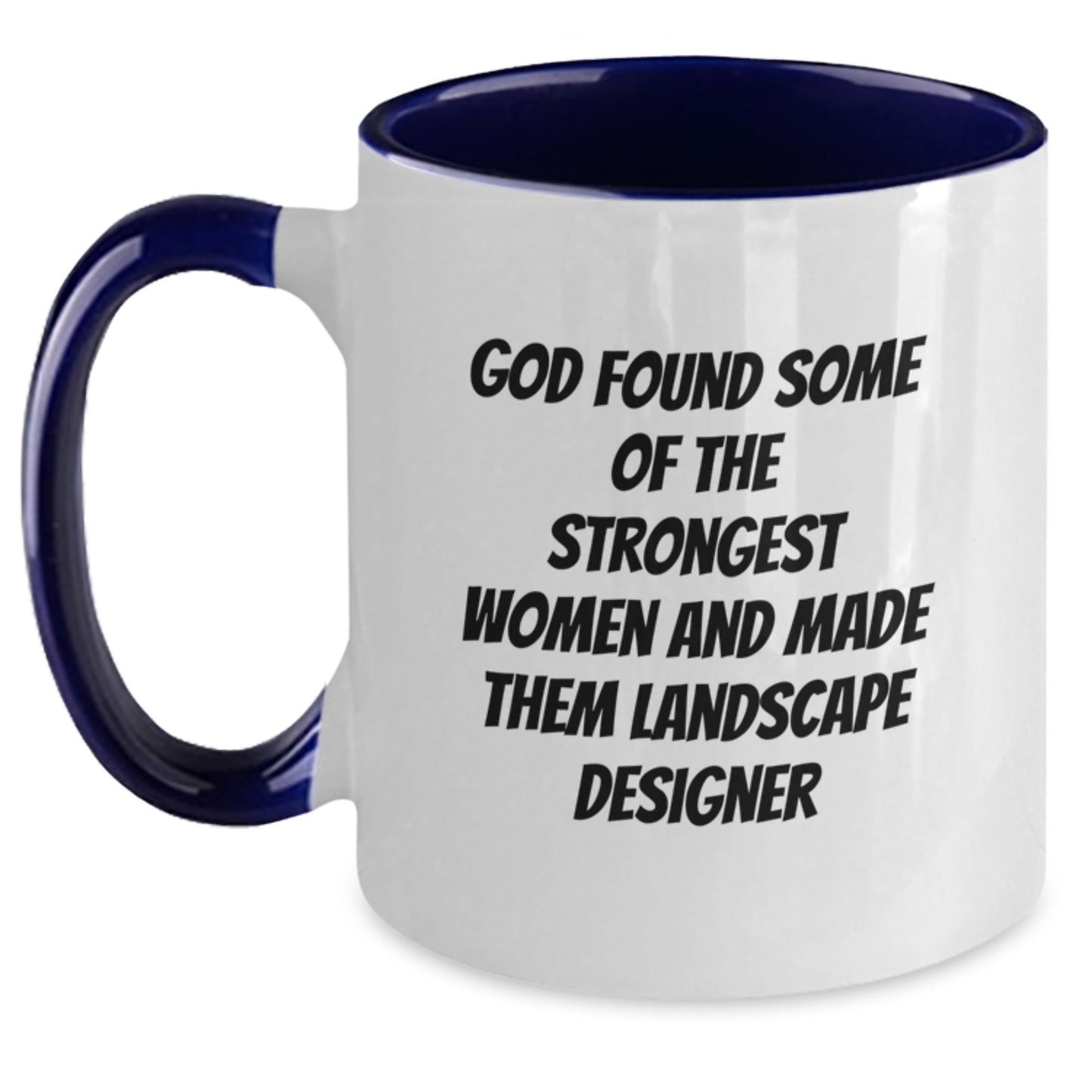 Funny Landscape Designer Gifts from Friends - Two Tone Coffee Mug for Landscape Designer Women - Gifts for Landscape Designers at Christmas - Main