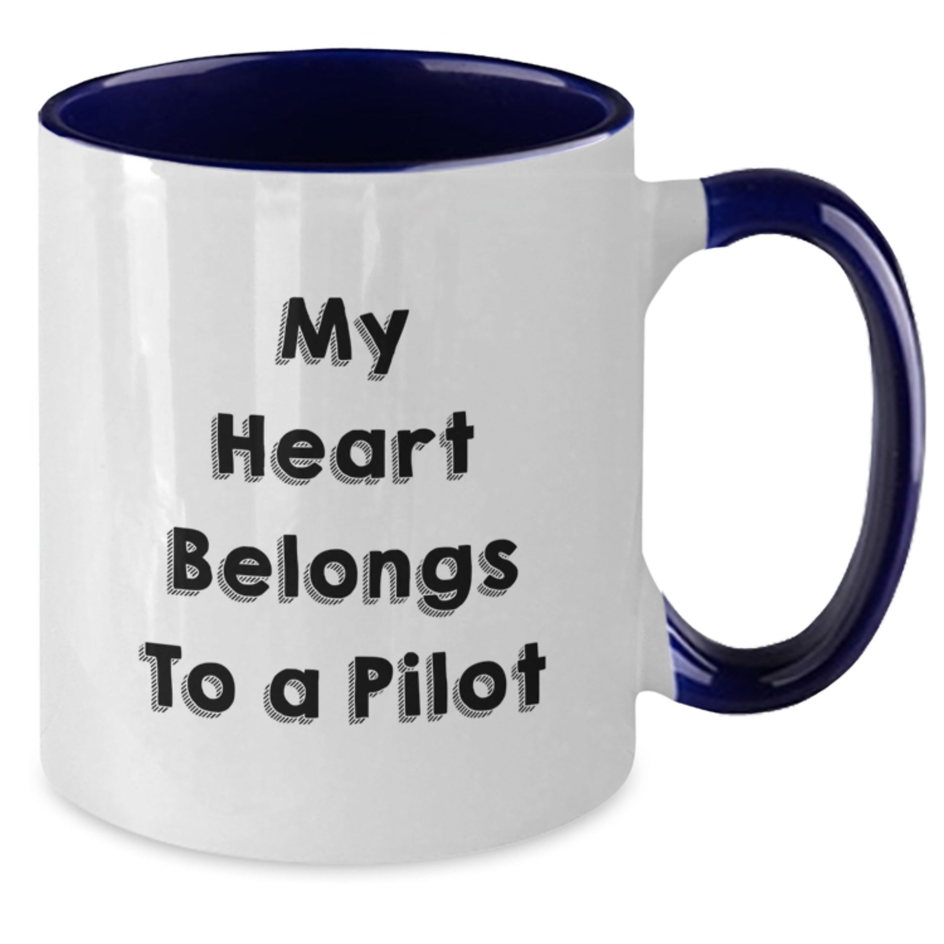 Funny Pilot Quote Gifts from Friends for Birthday Unique Two Tone Coffee Mugs - Additional