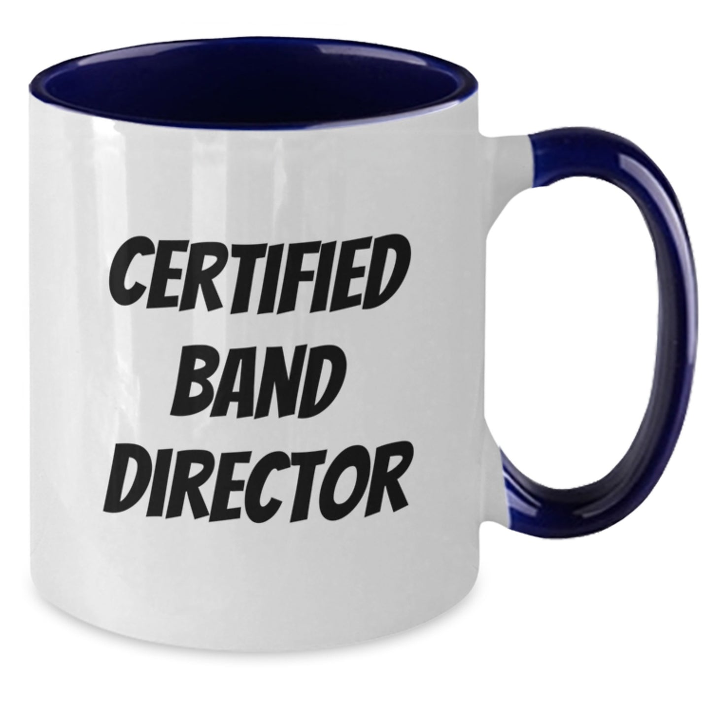 Funny Band Director Christmas Unique Gifts from Friends for Men Two Tone Coffee Mug - Additional