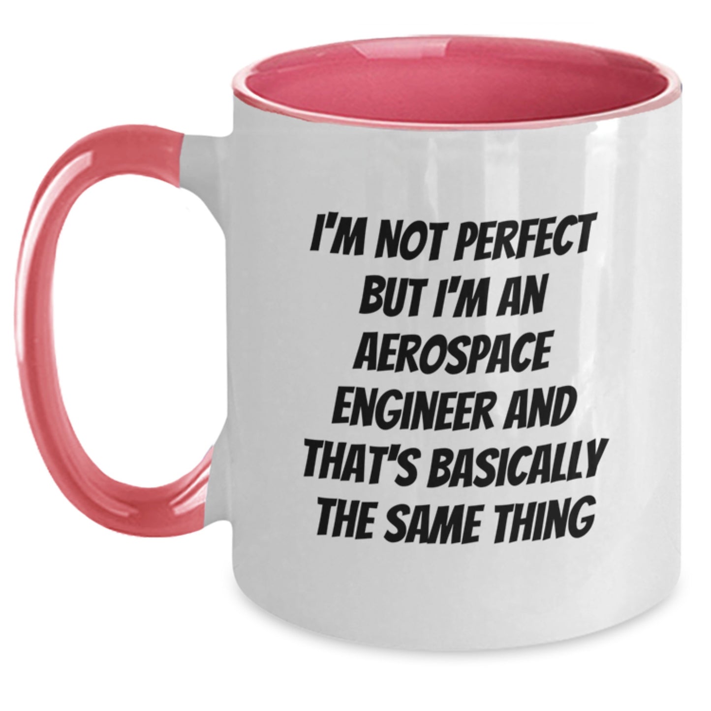 Funny Aerospace Engineer Gifts, Two Tone Coffee Mug for Men, Gifts from Friends, Perfect Birthday Unique Gift for Him or Her - Main