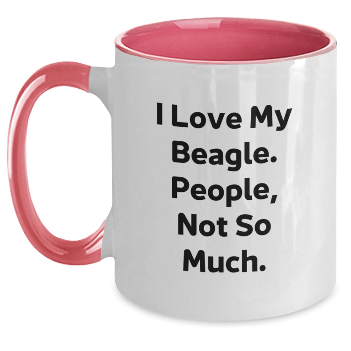 Beagle Dog Gifts, Funny Quote Mugs for Beagle Lovers, Two Tone Coffee Mug Gifts from Friends, Perfect Birthday Unique Gifts for Beagle Dog Owners - Main