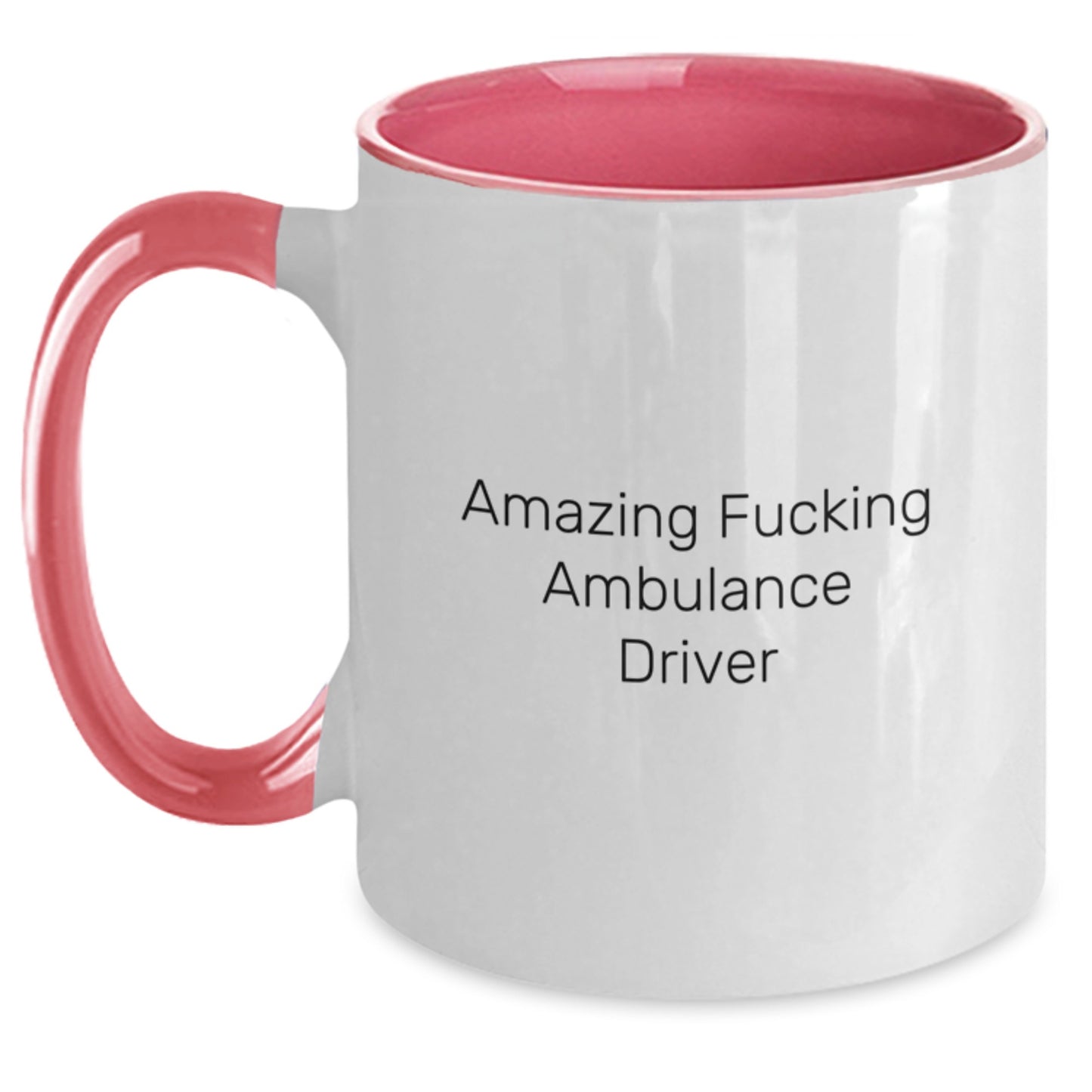 Funny Ambulance Driver Gifts from Friends for Ambulance Drivers, Two Tone Coffee Mug, Unique Christmas Unique Gifts - Main