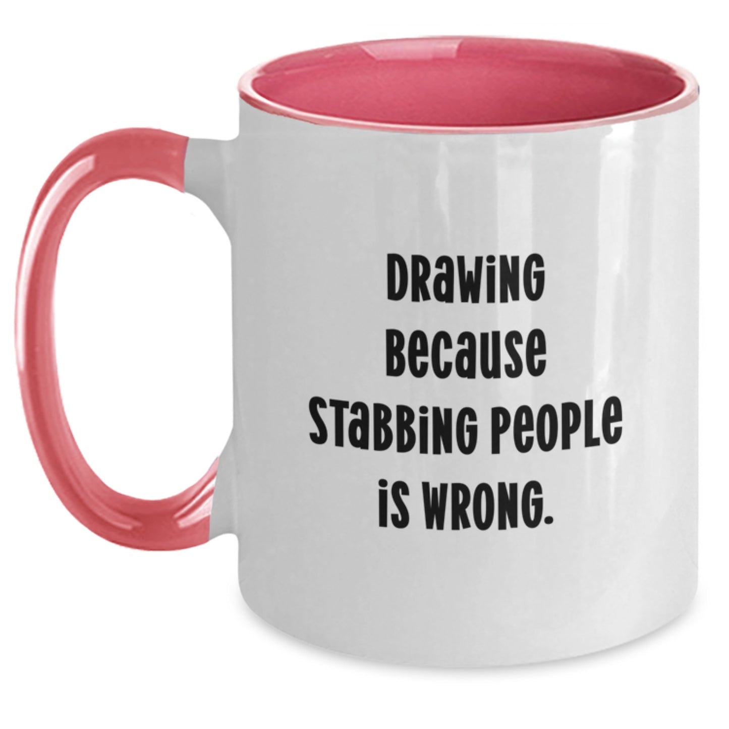 Funny Drawing Gifts for Friends from Men, Unique Two Tone Coffee Mugs for Christmas Unique Gifts - Main