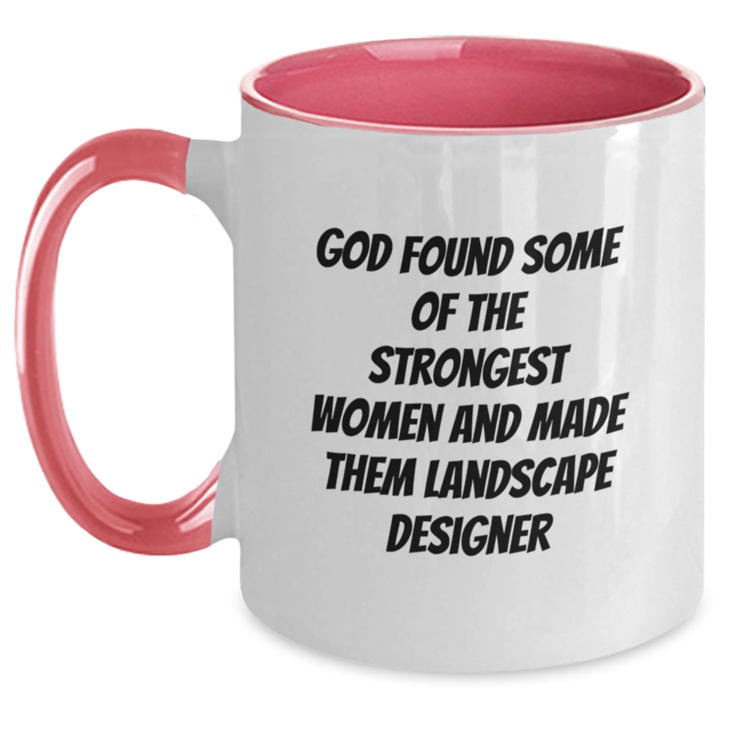 Funny Landscape Designer Gifts from Friends - Two Tone Coffee Mug for Landscape Designer Women - Gifts for Landscape Designers at Christmas - Main