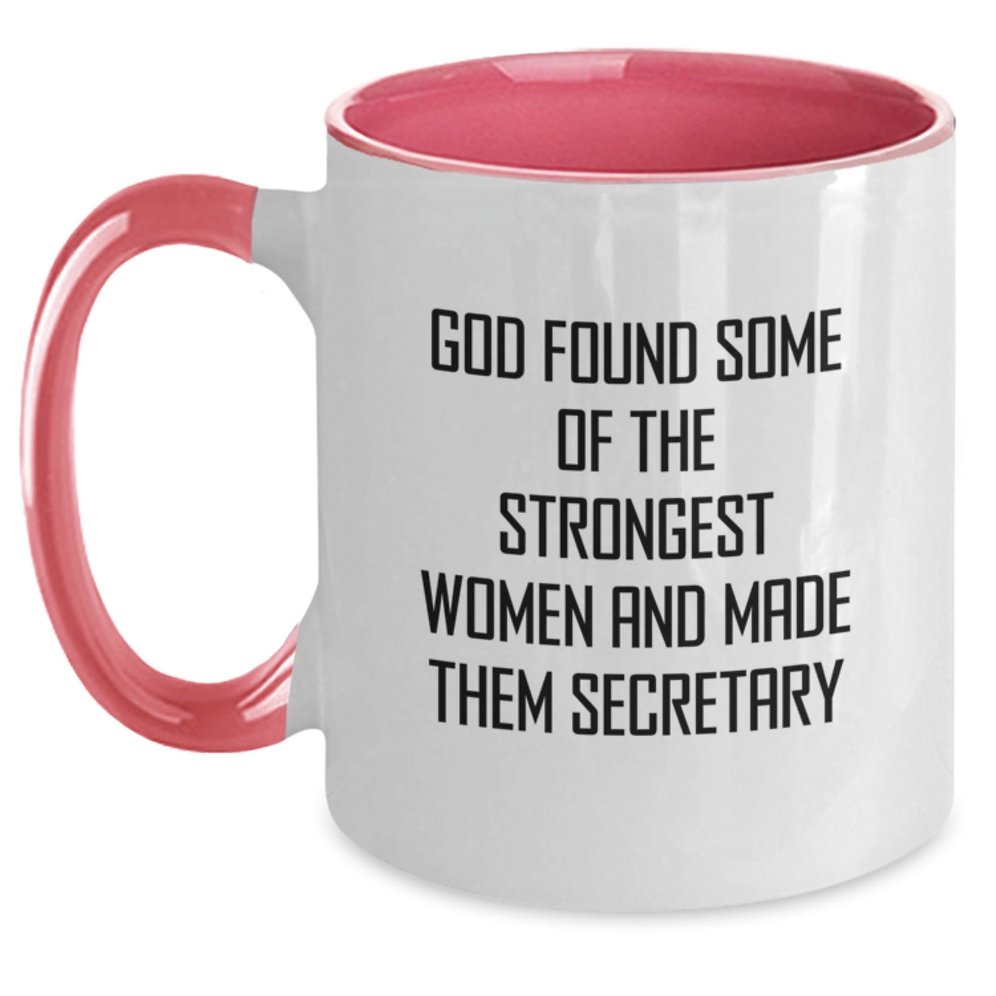 Funny Secretary Gifts from Men, Women, Friends, or Coworkers for Secretary or Women - Two Tone Coffee Mug with Inspirational Quote - Main