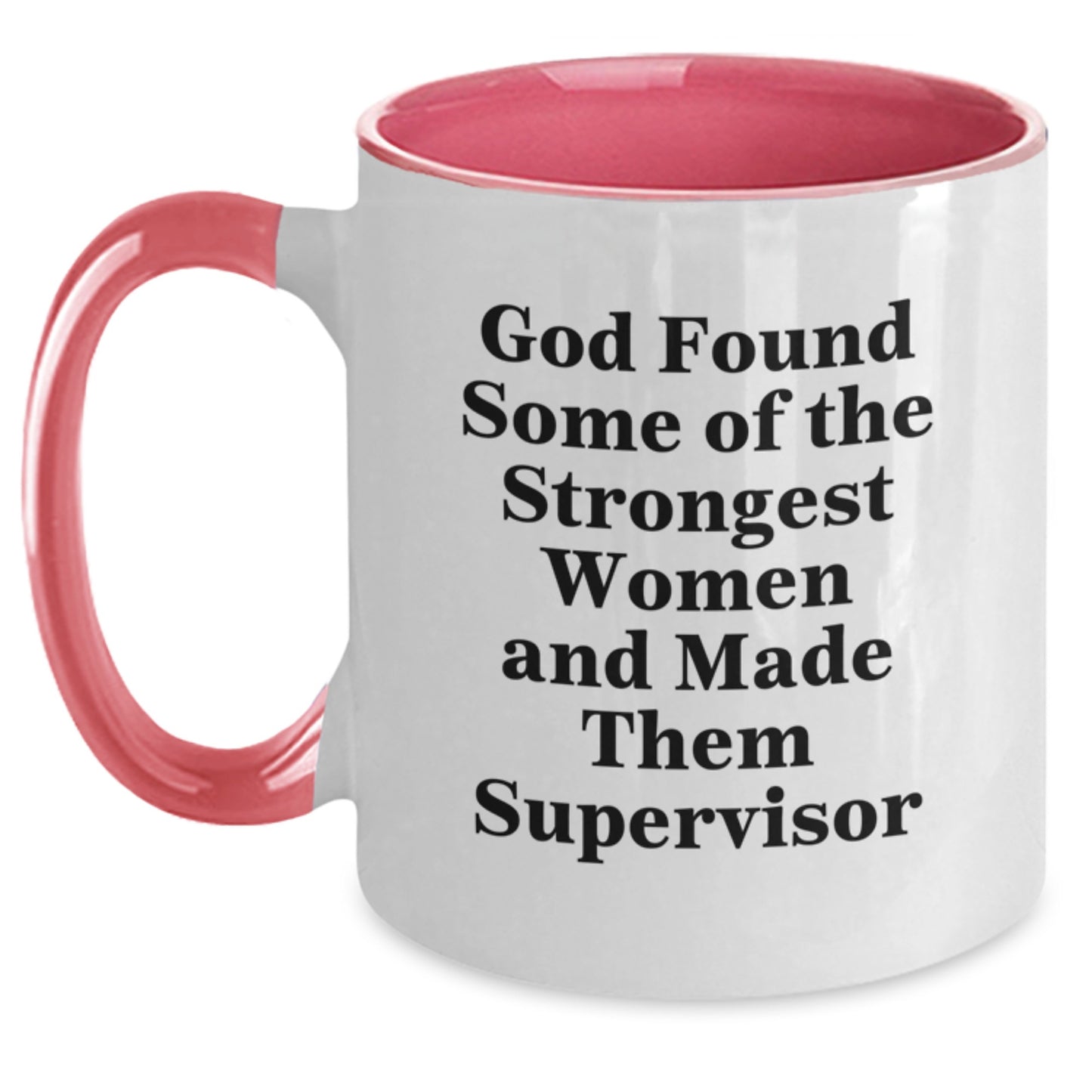 Funny Supervisor Gifts from Men to Supervisor, Two Tone Coffee Mug for Graduation - Main