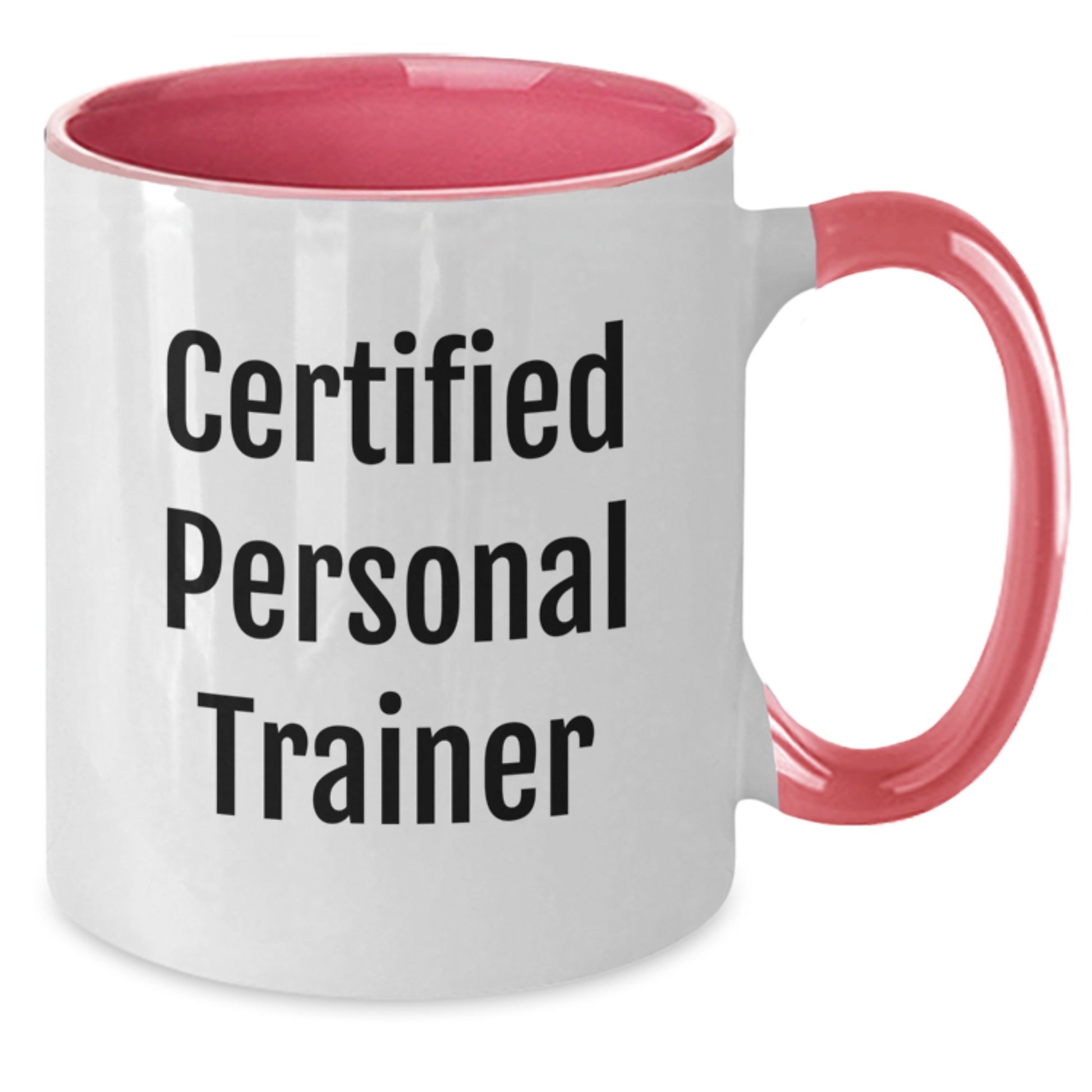 Funny Quote Personal Trainer Gifts for Men from Friends, Two Tone Coffee Mug for Christmas Unique Presents, Certified Personal Trainer Mugs in Four Color Combinations - Additional
