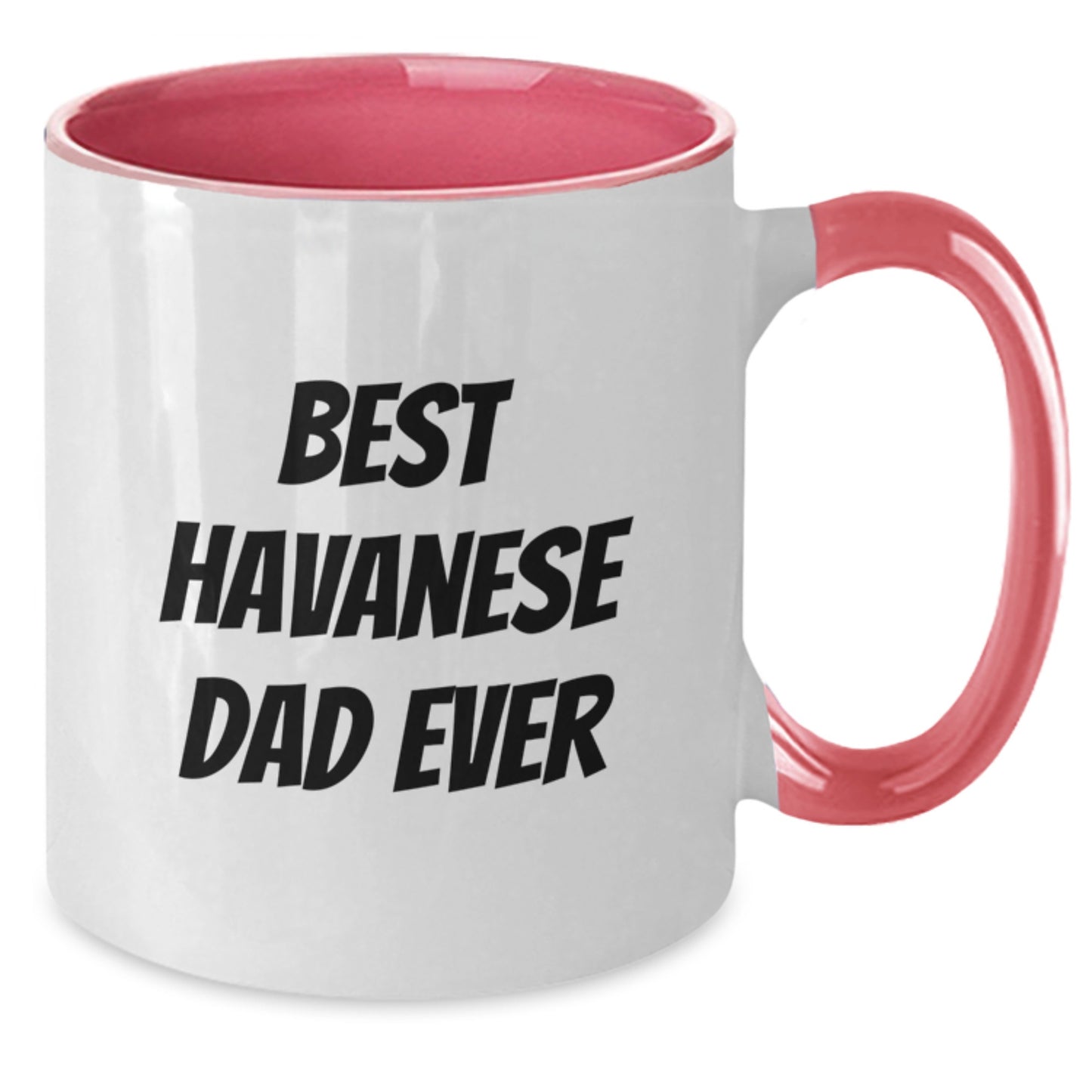 Havanese Dog Lovers Gifts, Funny Two Tone Coffee Mugs, Best Havanese Dad Ever, Birthday Unique Gifts from Men to Family and Friends - Additional