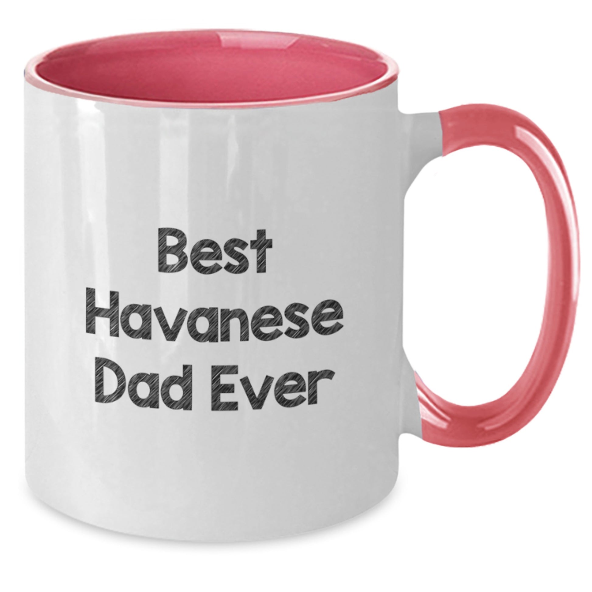 Funny Havanese Dog Dad Gifts for Men from Friends, Two Tone Coffee Mug for Birthday - Additional