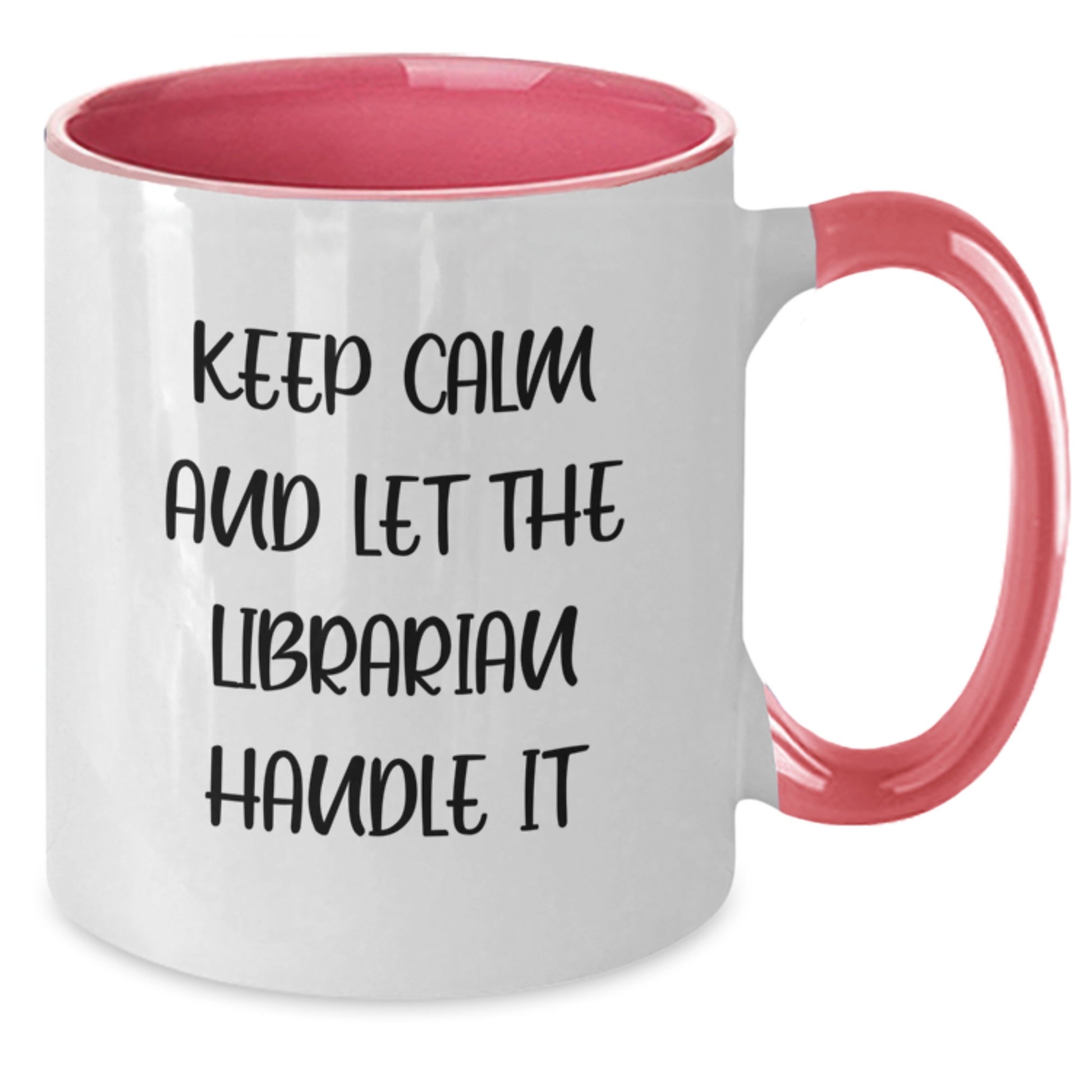 Funny Librarian Gifts from Friends - Keep Calm And Let The Librarian Handle It Christmas Unique Gifts for Librarians - Additional