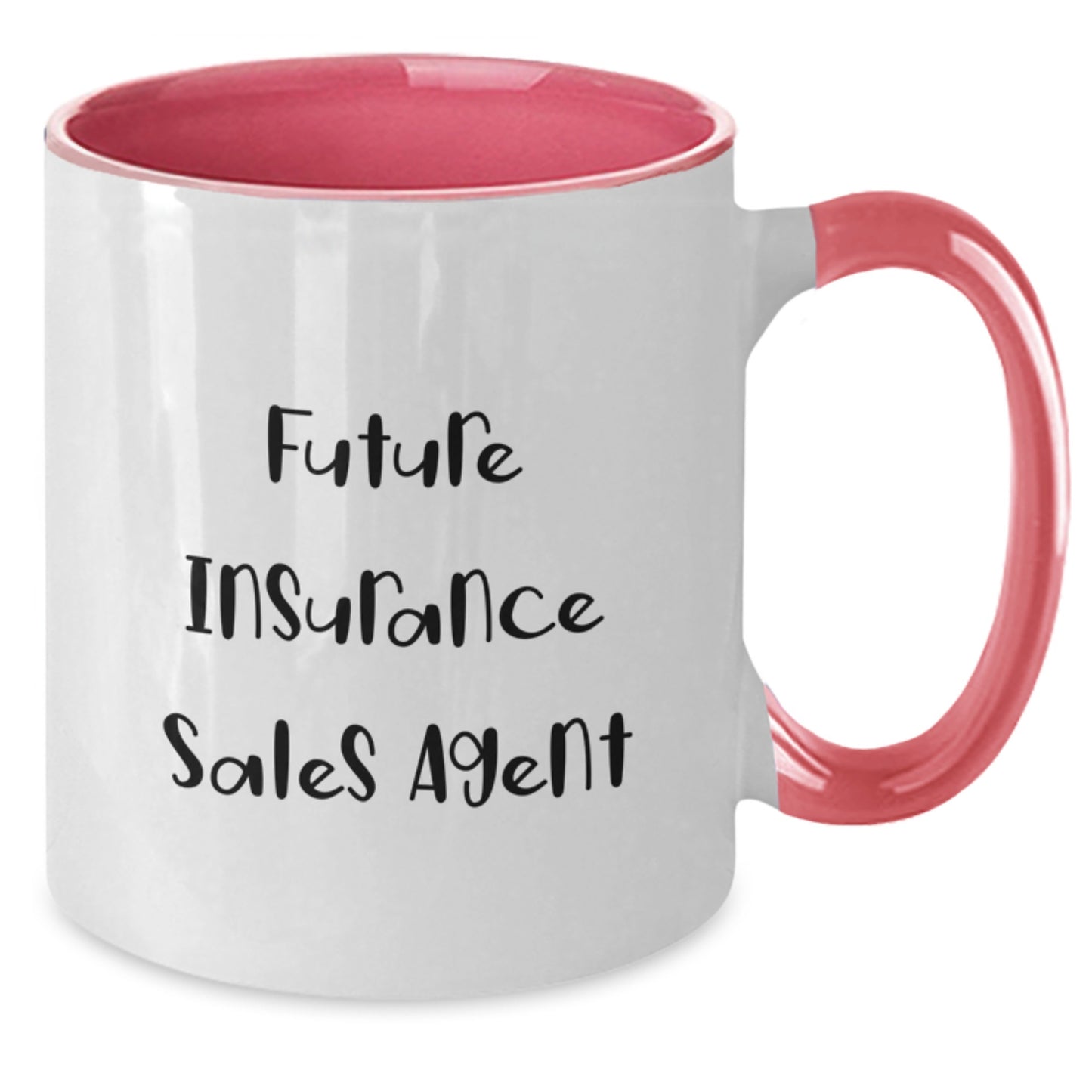 Funny Insurance Sales Agent Gifts for Future Insurance Sales Agent, Two Tone Coffee Mug, Graduation Unique Gifts from Friends, Gifts for Insurance Sales Agent - Additional