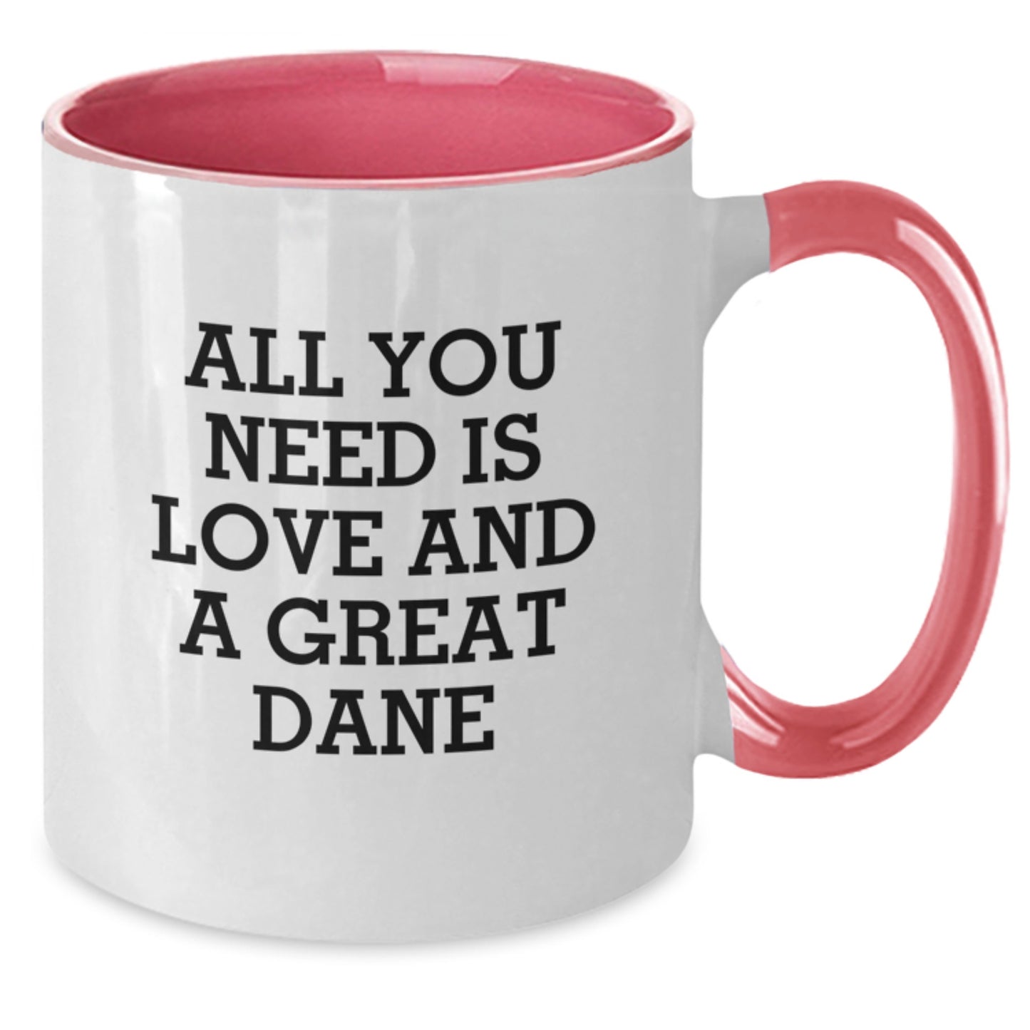 Funny Great Dane Dog Lover Gifts from Friends for Great Dane Dog Owners - Two Tone Coffee Mug for Great Dane Dog Christmas Unique Gifts - Additional