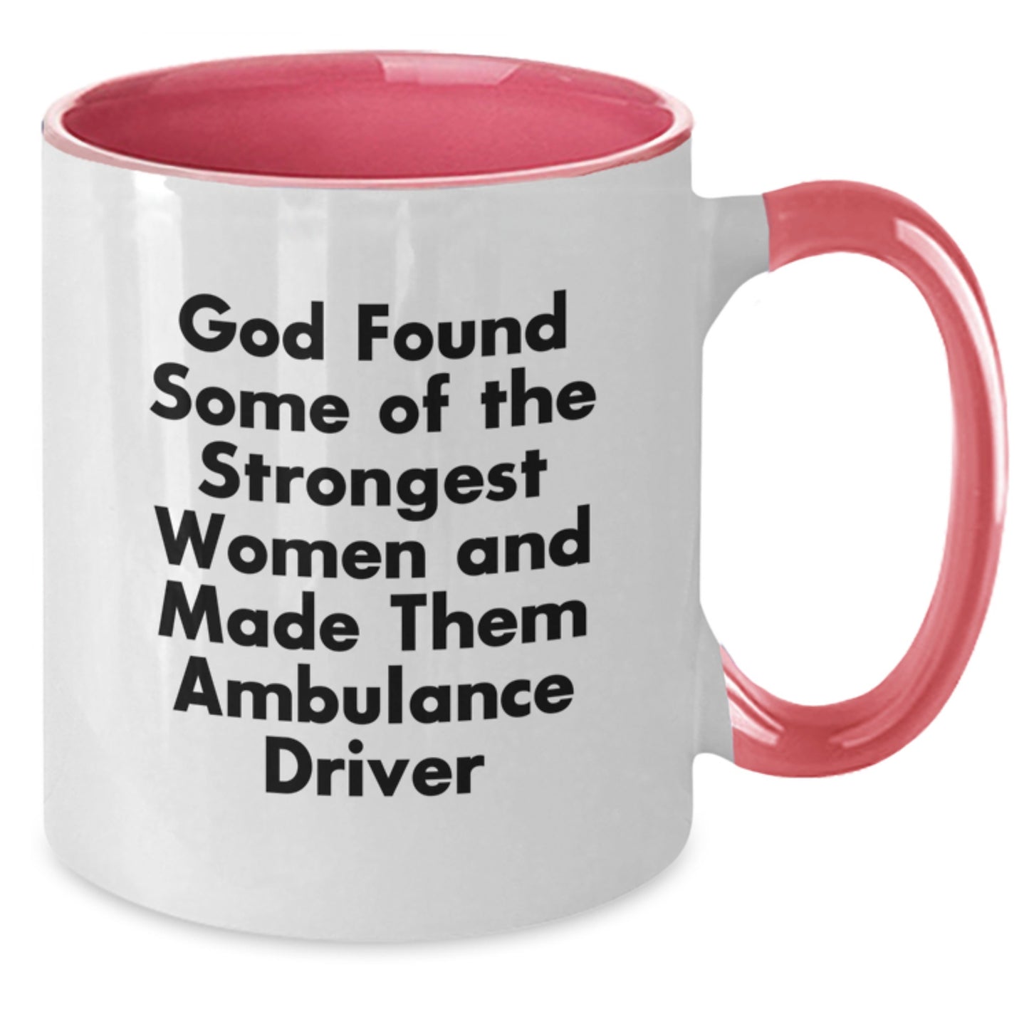 Funny Ambulance Driver Gifts from Men to Ambulance Driver Friends and Coworkers - Two Tone Coffee Mug with Inspirational Quote for Christmas Unique Gifts - Additional