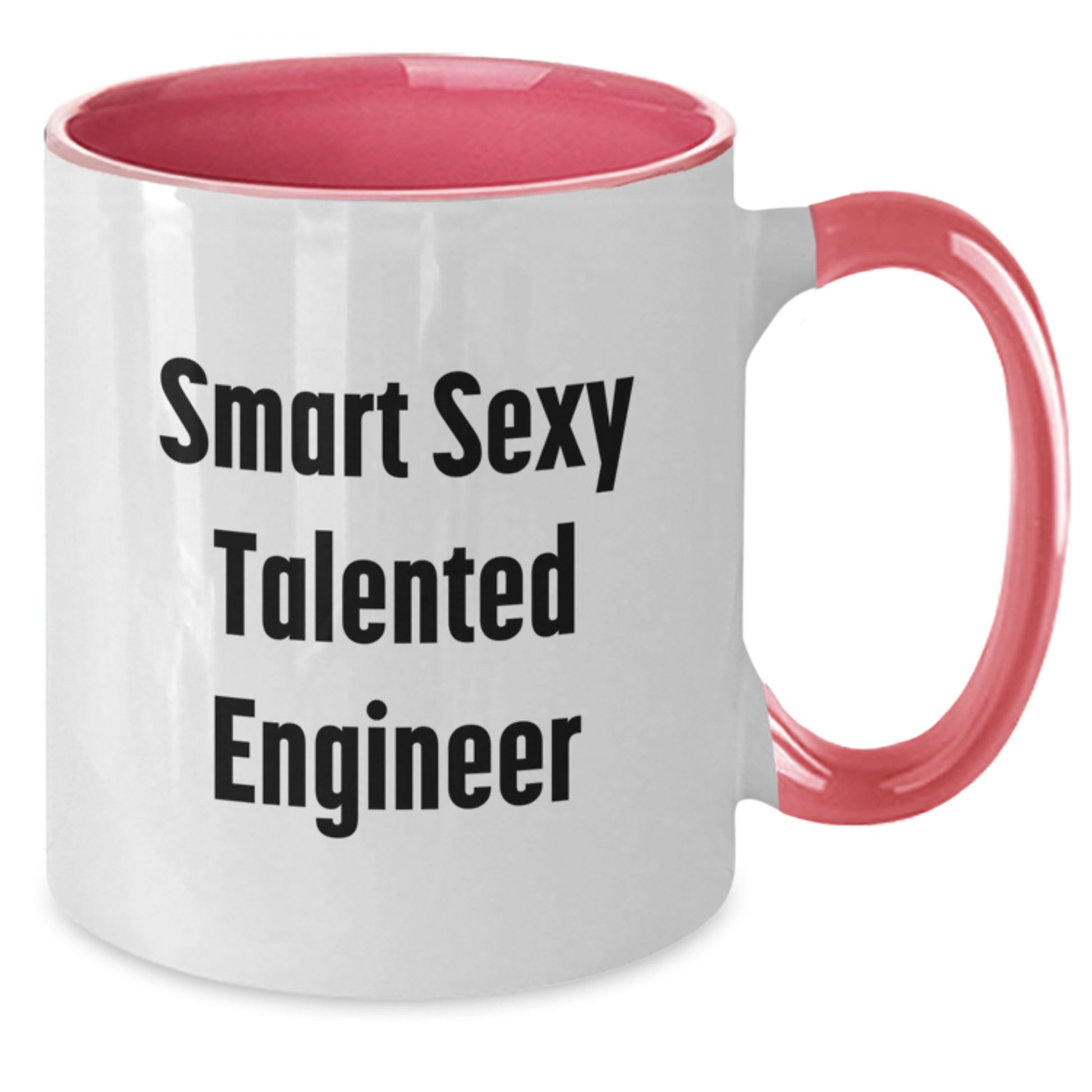 Funny Engineer Gifts, Smart Sexy Talented Engineer Quote, Two Tone Coffee Mug, Birthday Unique Gifts from Friends, Gifts for Engineer - Additional