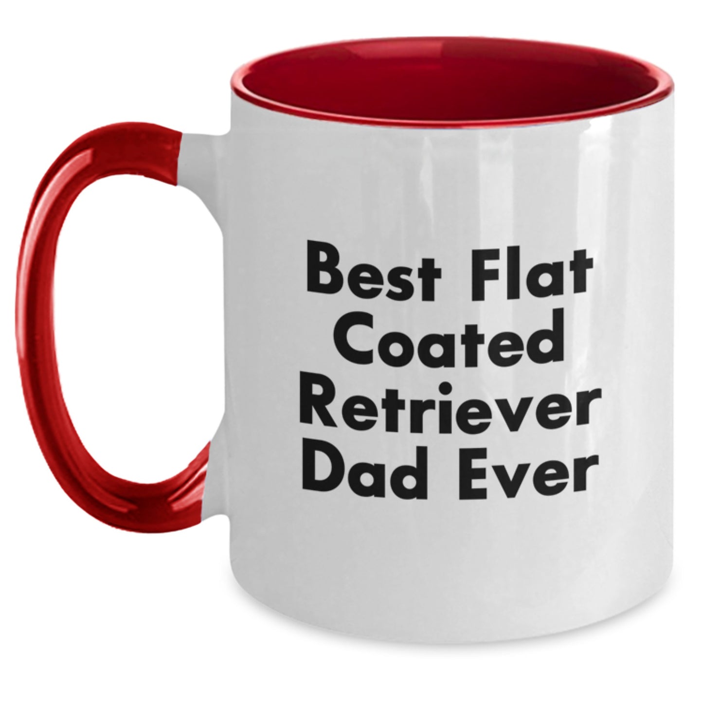 Funny Flat Coated Retriever Dog Dad Gifts - Unique Graduation Mugs from Men to Friends - Main