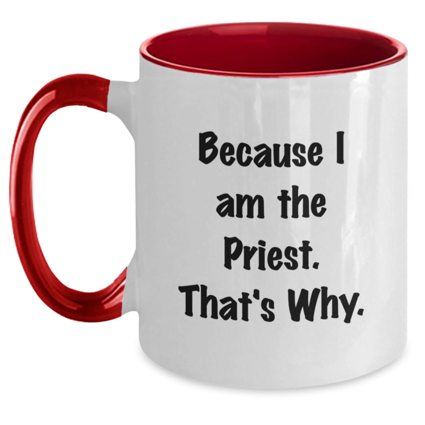 Funny Priest Mugs Gifts from Men to Friends at Christmas - Main