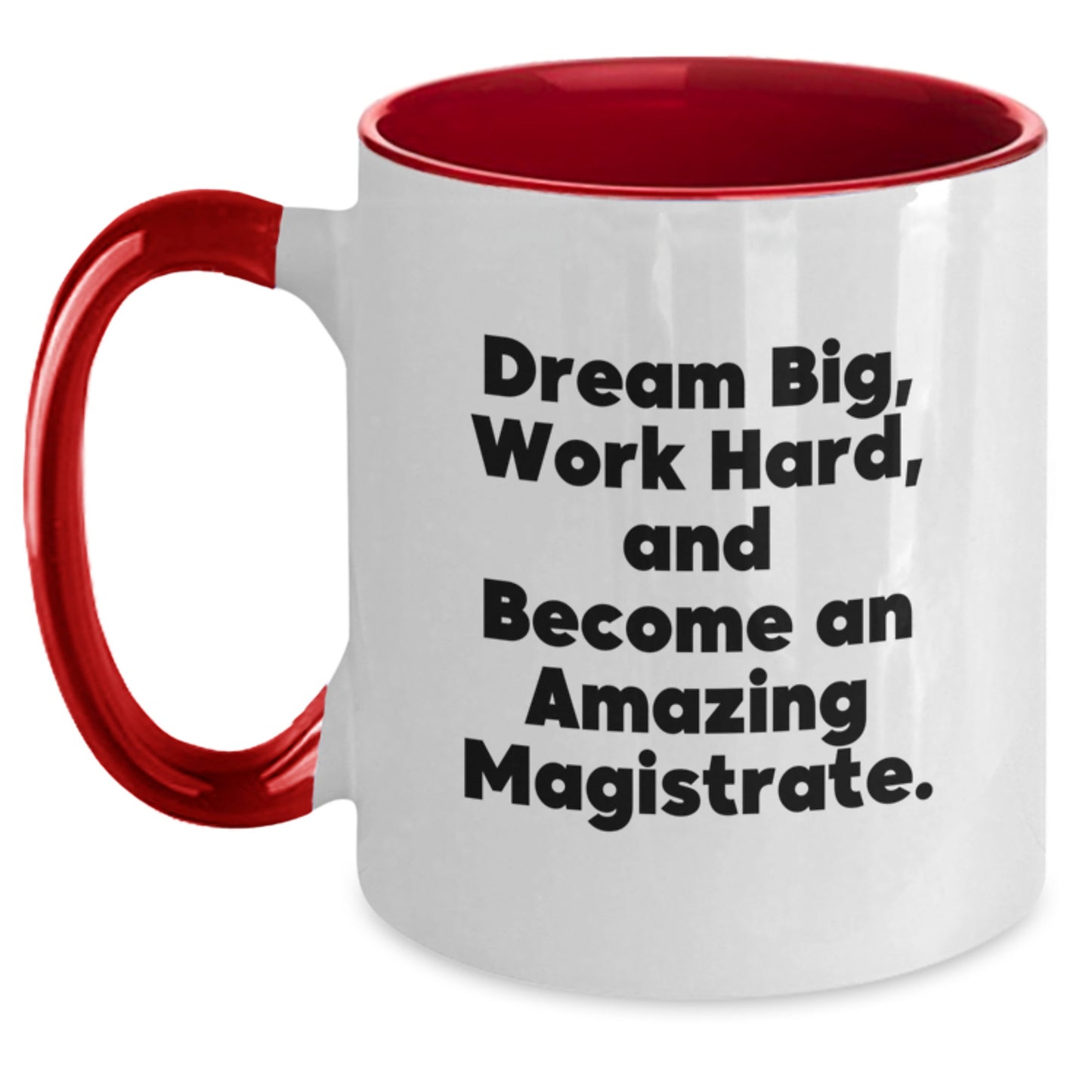 Magistrate Gifts, Funny Two Tone Coffee Mugs, Unique Christmas Memorable Presents, Gifts from Friends for Amazing Magistrates - Main