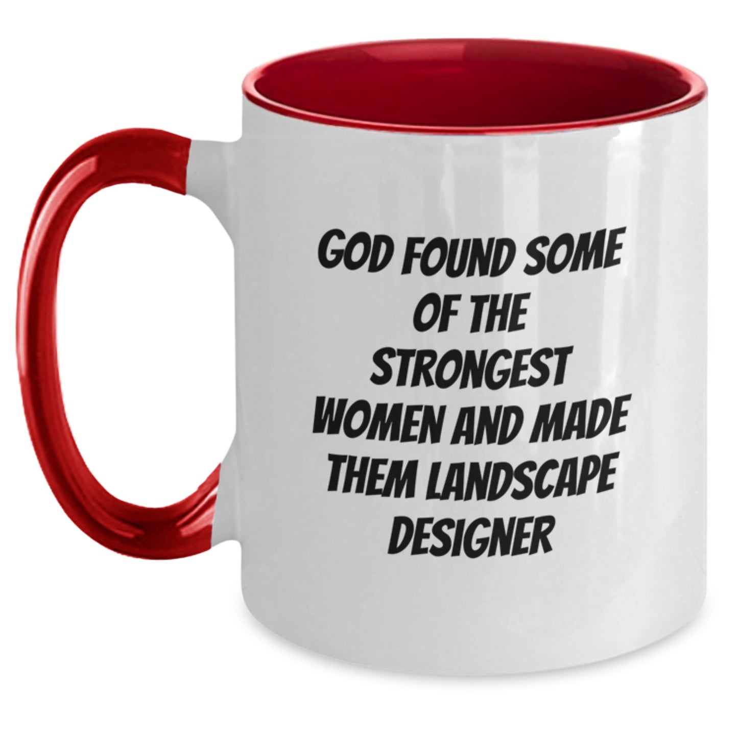 Funny Landscape Designer Gifts from Friends - Two Tone Coffee Mug for Landscape Designer Women - Gifts for Landscape Designers at Christmas - Main