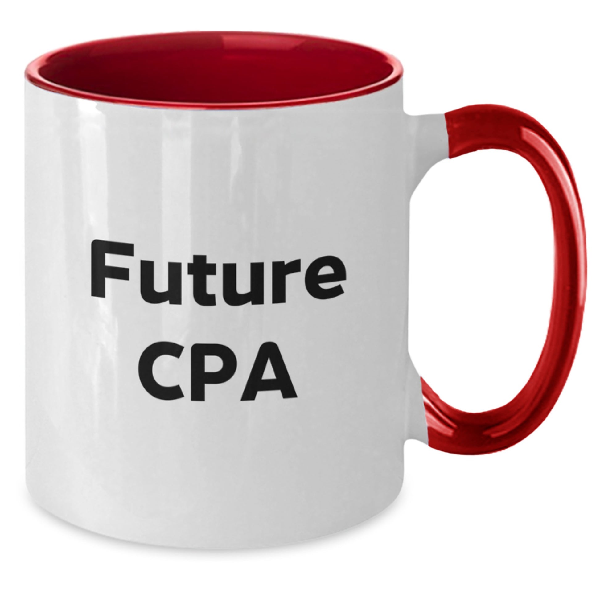Funny CPA Gifts from Friends for Future Cpa, Two Tone Coffee Mug, Graduation Unique Gifts - Additional