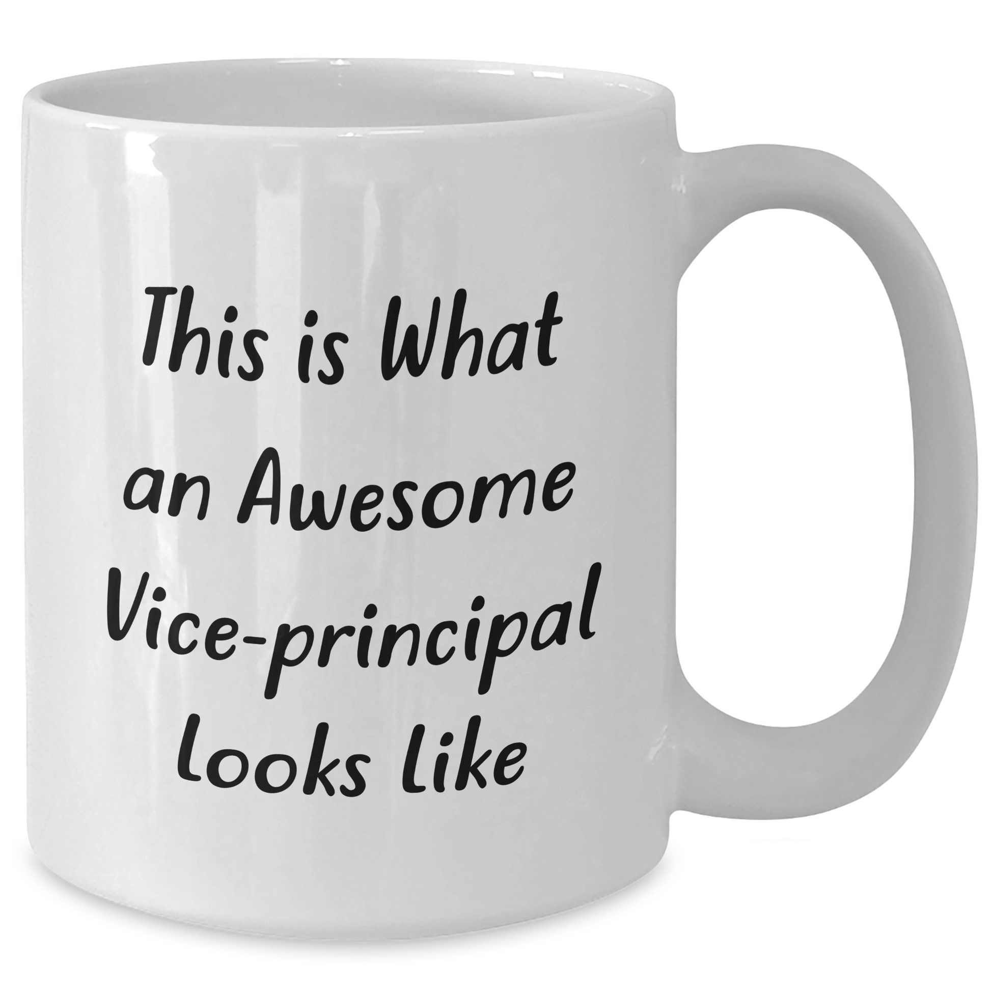 Funny Vice-Principal Gifts from Family - White Coffee Mug for Men and Women - This Is What An Awesome Vice-Principal Looks Like - Graduation Unique Gifts - Additional