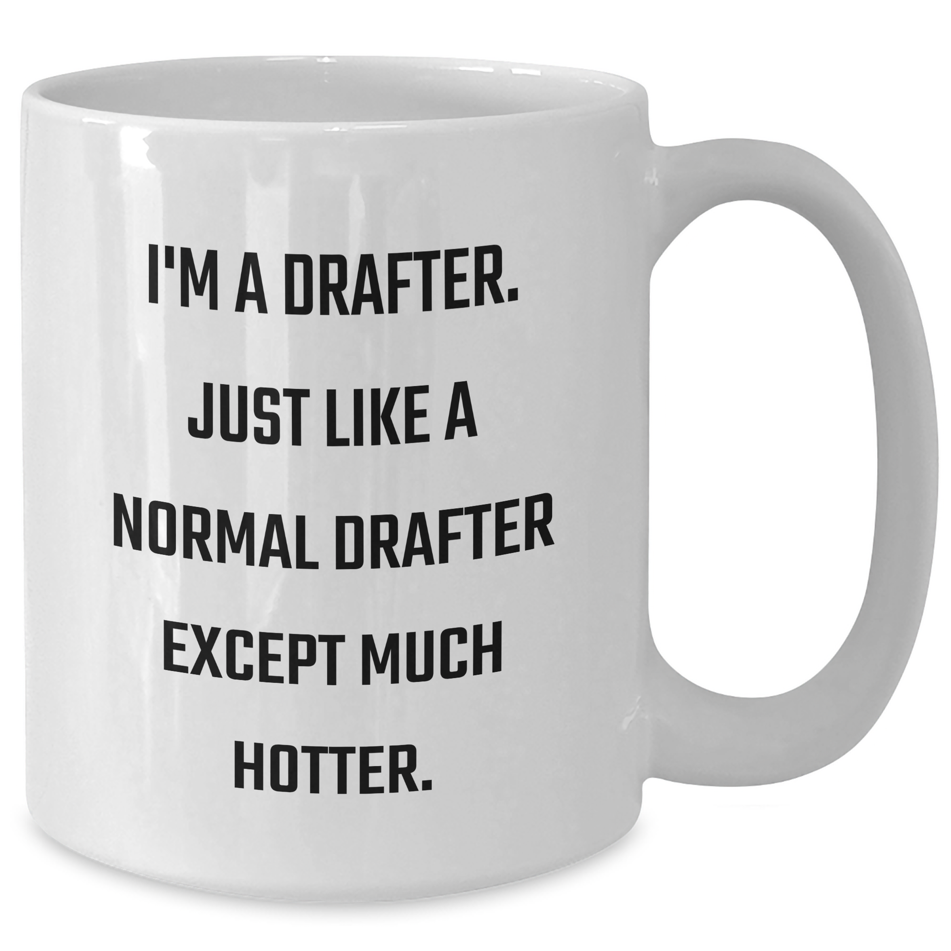 Funny Drafter Gifts from Friends for Daughters, Unique Graduation Presents for White Coffee Mug Lovers - Additional