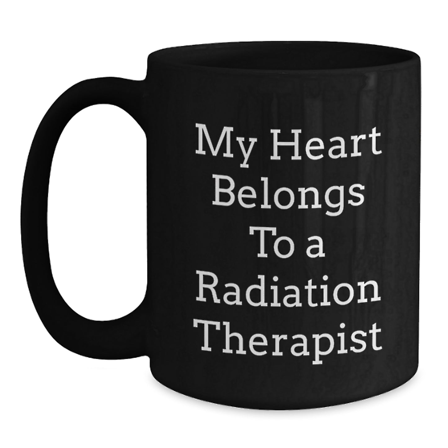Funny Radiation Therapist Gifts from Friends, Unique Black Coffee Mugs for Radiation Therapist, Christmas Special - Main