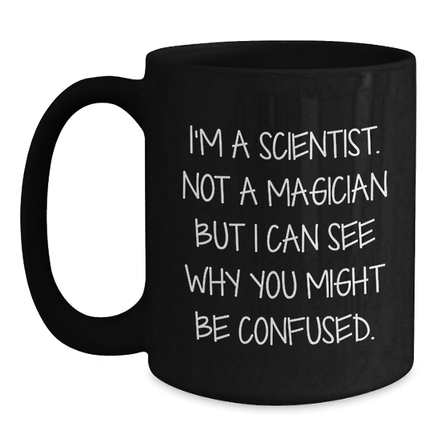 Funny Scientist Black Coffee Mugs Gifts for Scientist Friends - Gifts from Family - Main