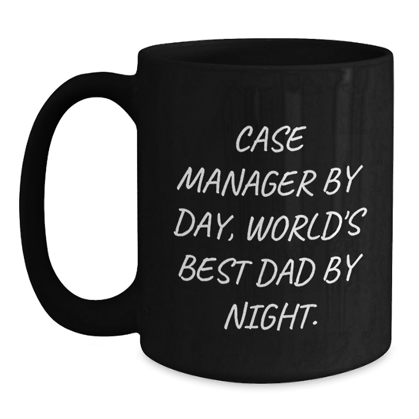 Case Manager Gifts, Funny Black Coffee Mug, Birthday Unique Gifts from Men to Case Manager - Main