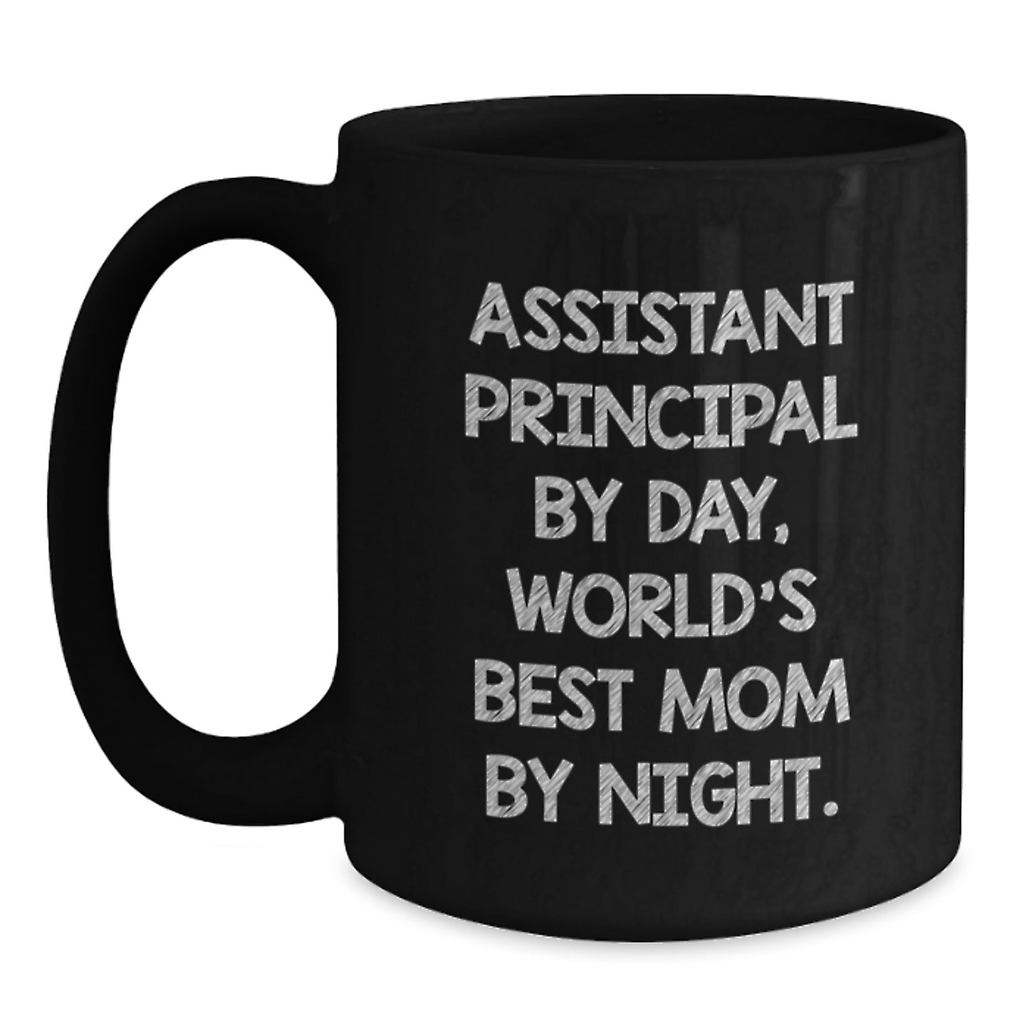 Funny Assistant Principal Gifts, World's Best Mom Mug, Christmas Unique Presents for Men, Women, Coworkers, Family - Main