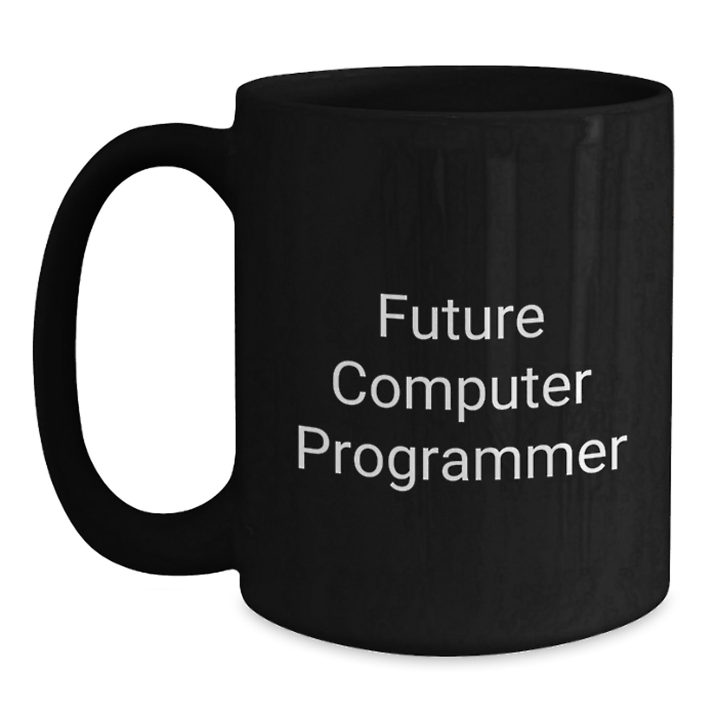 Funny Future Computer Programmer Black Coffee Mugs Gifts for Men Friends Coworkers from Christmas Unique Gifts - Main