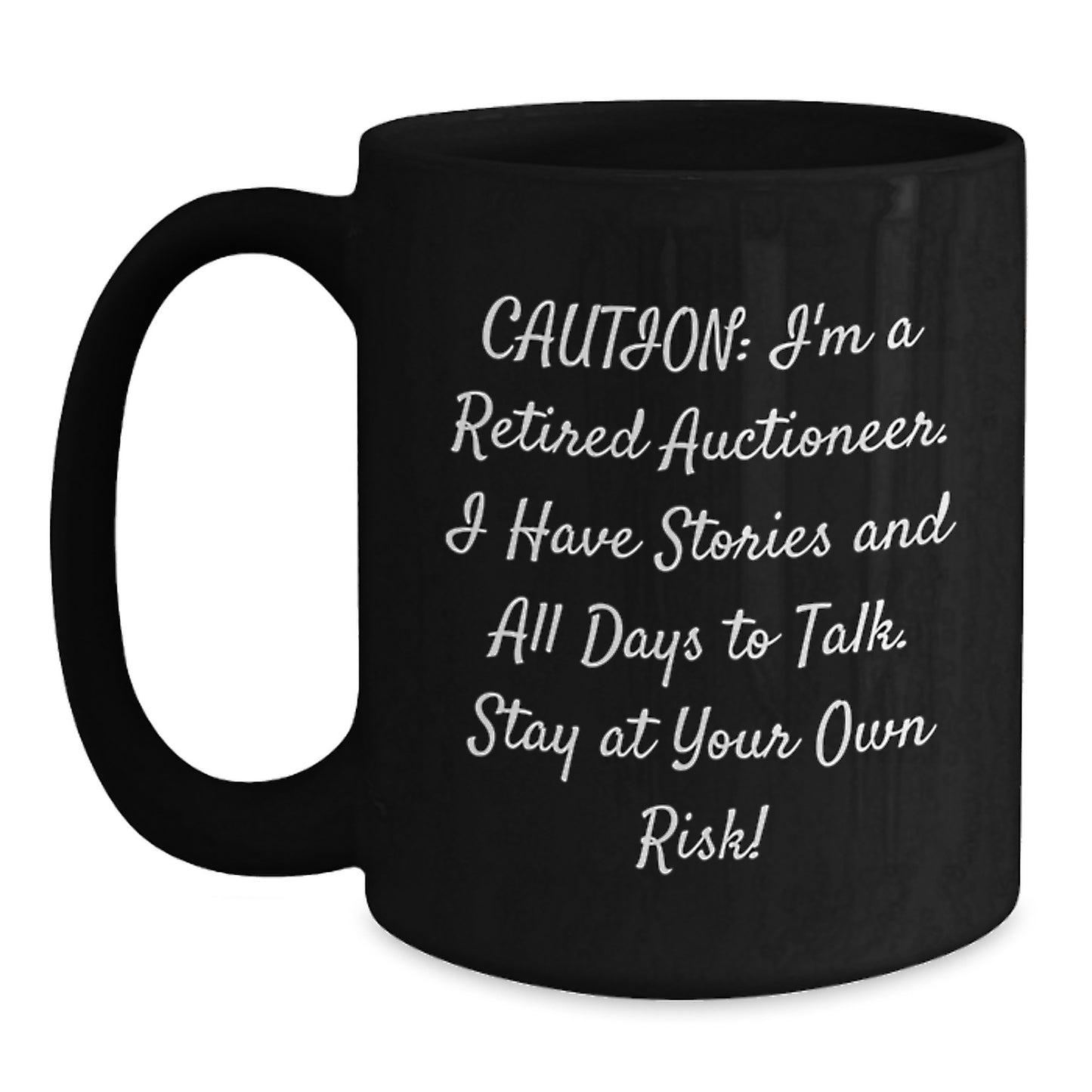 Auctioneer Humor Funny Mugs Gifts from Friends for Auctioneers Christmas Unique Gifts - Main