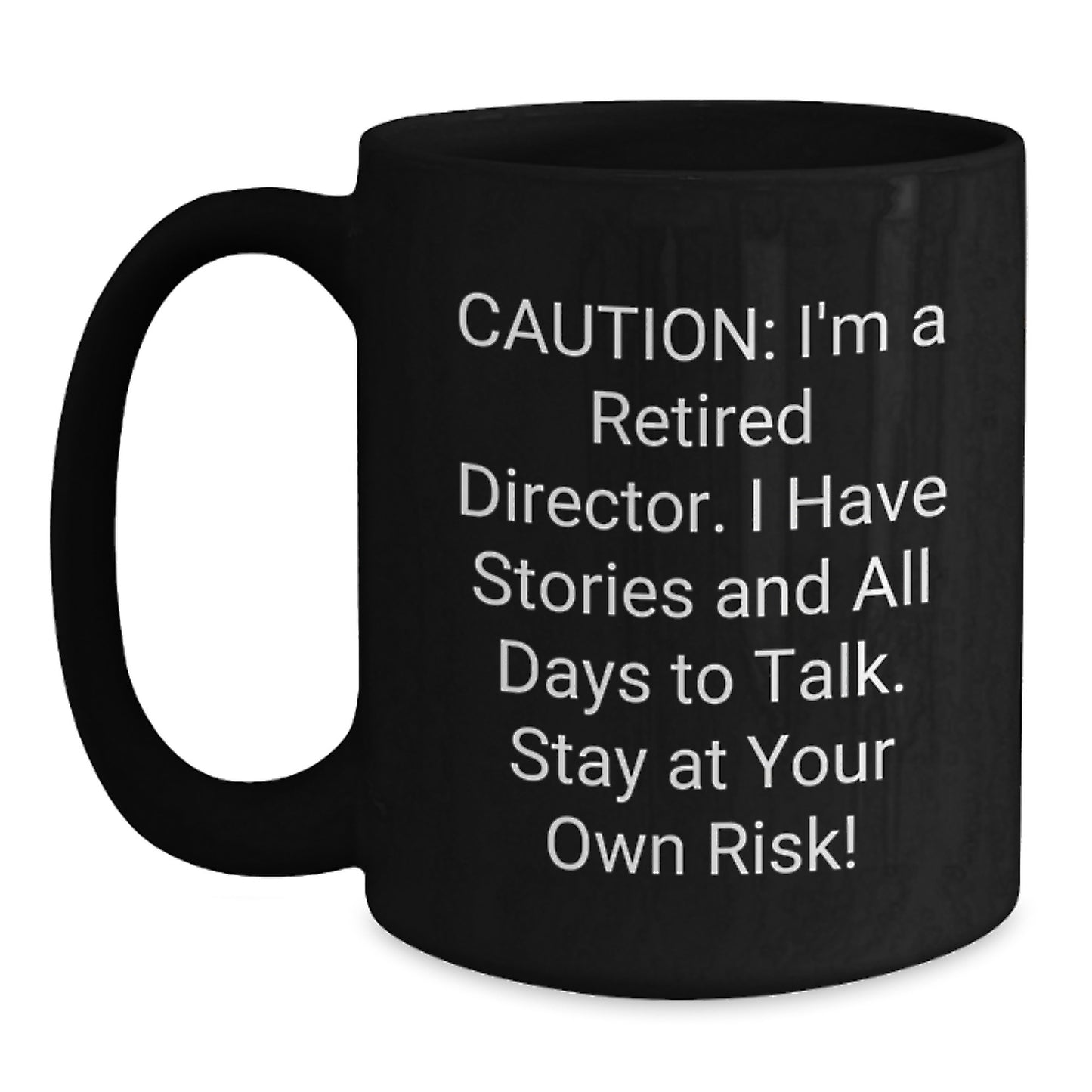 Funny Director Christmas Unique Gifts from Friends for Men Black Coffee Mug - Main