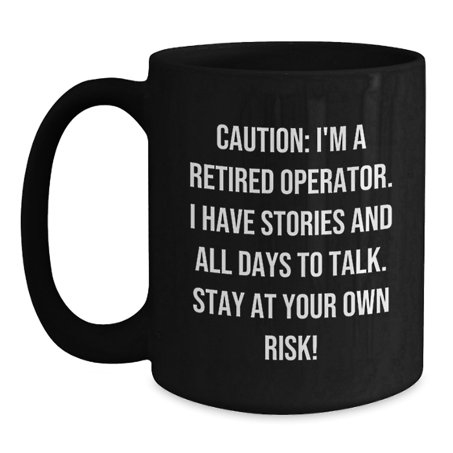 Funny Operator Gifts from Men for Christmas Unique Operator Black Coffee Mugs - Main