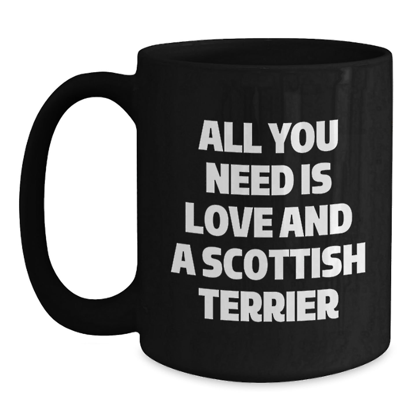 Funny Scottish Terrier Dog Lover Gifts For Men Women Friends Christmas Unique Mugs from Daughter - Main