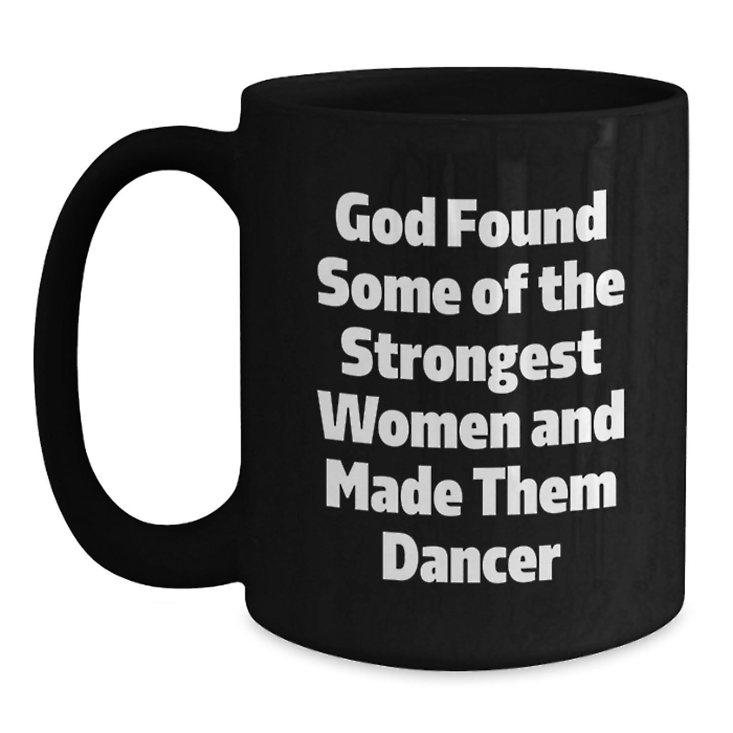 Funny Dancer Gifts from Friends, Unique Christmas Unique Gifts for Dancer Women, Black Coffee Mug - Main
