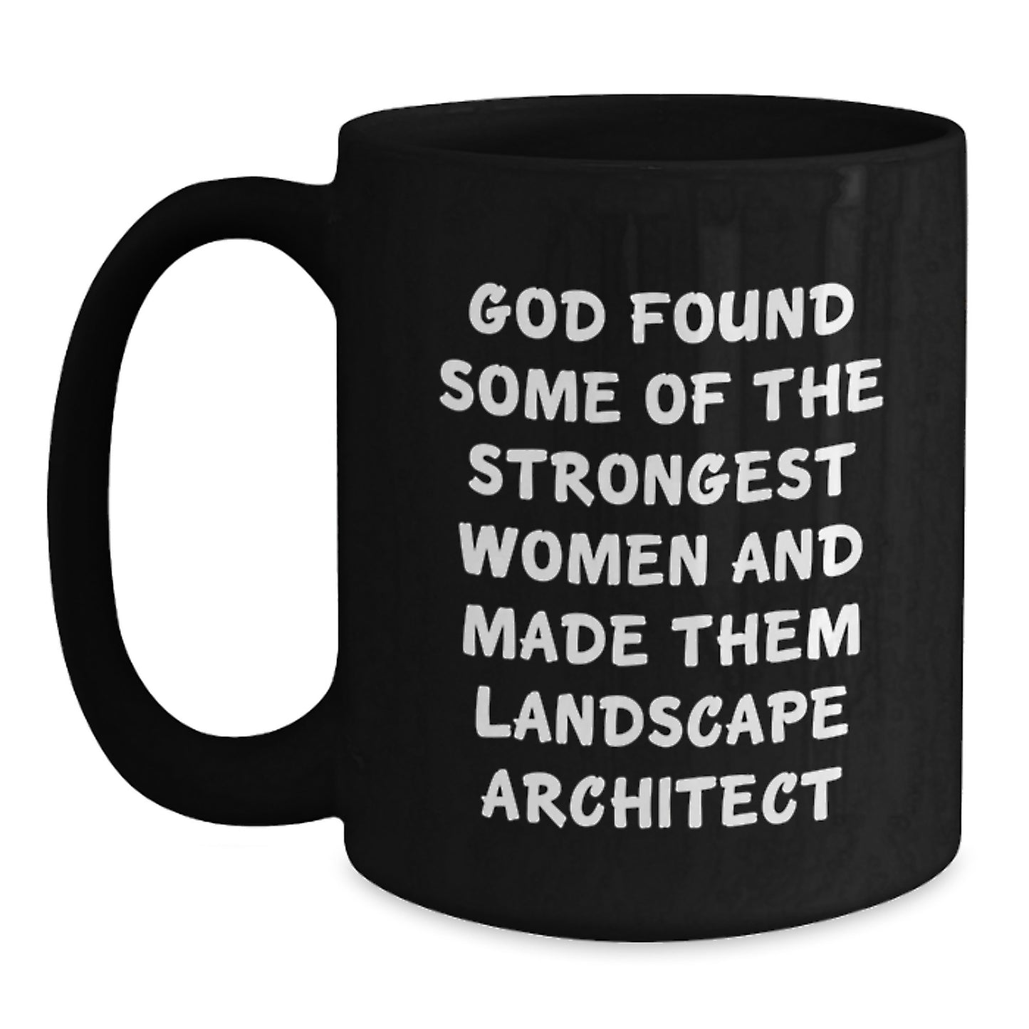 Funny Landscape Architect Gifts, Inspirational Black Coffee Mugs, Unique Christmas Memorable Presents from Men to Women Landscape Architect Friends - Main