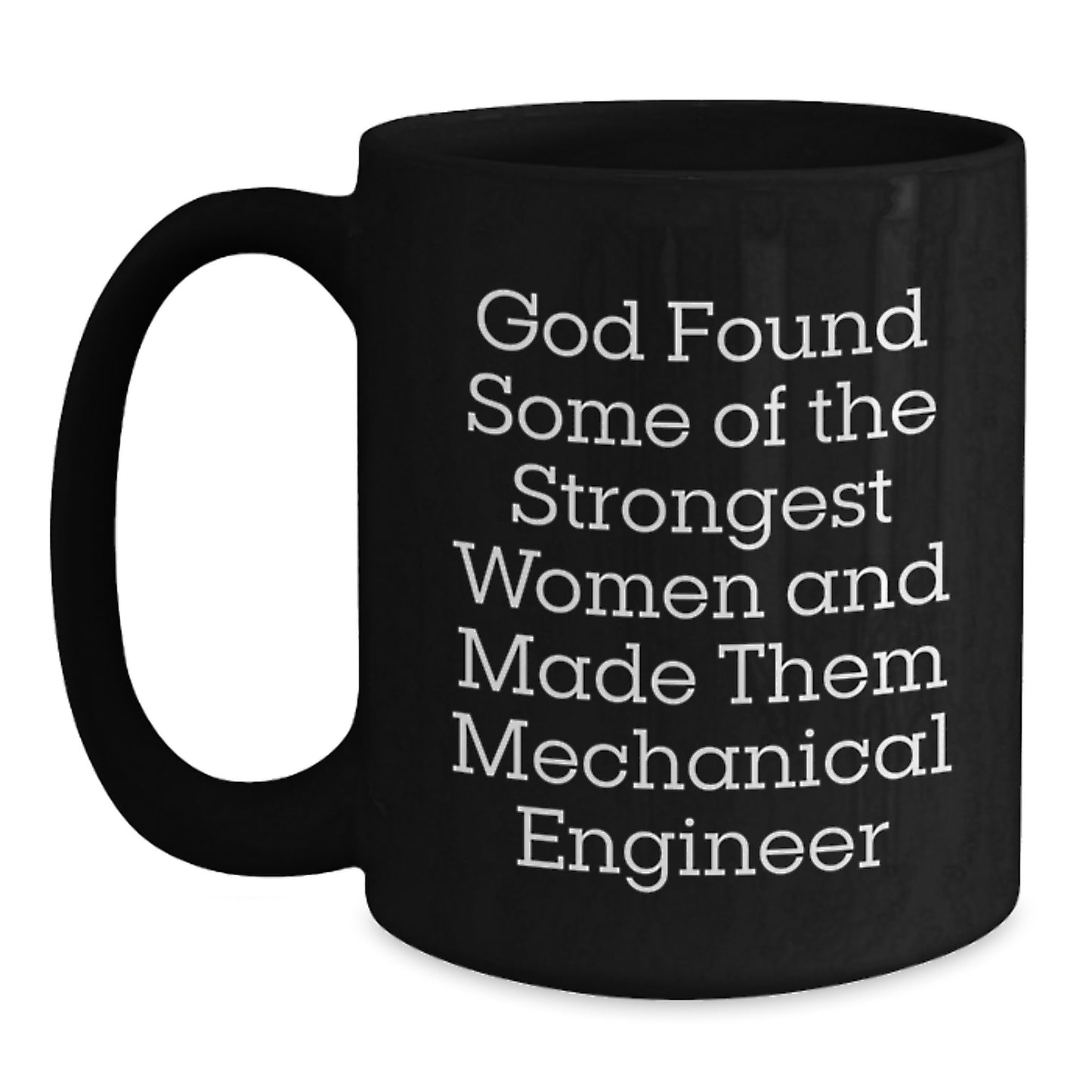 Funny Mechanical Engineer Gifts from Friends to Colleagues - Black Coffee Mugs with Inspirational Quote - Christmas Unique - Main