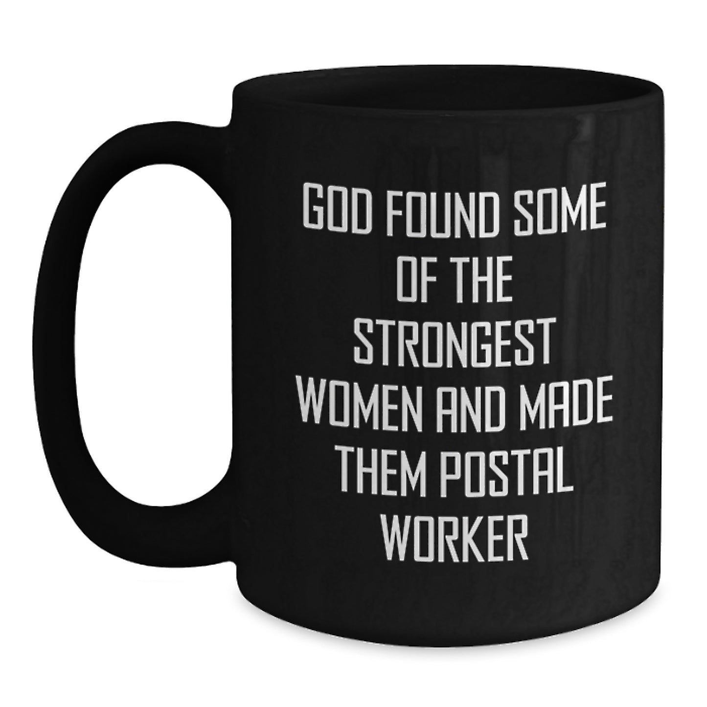Funny Quotes for Postal Worker Christmas Unique Gifts - Black Coffee Mugs from Friends, Family, Coworkers - Inspirational Mug for Postal Worker Women - Gifts for Postal Worker Men - Main