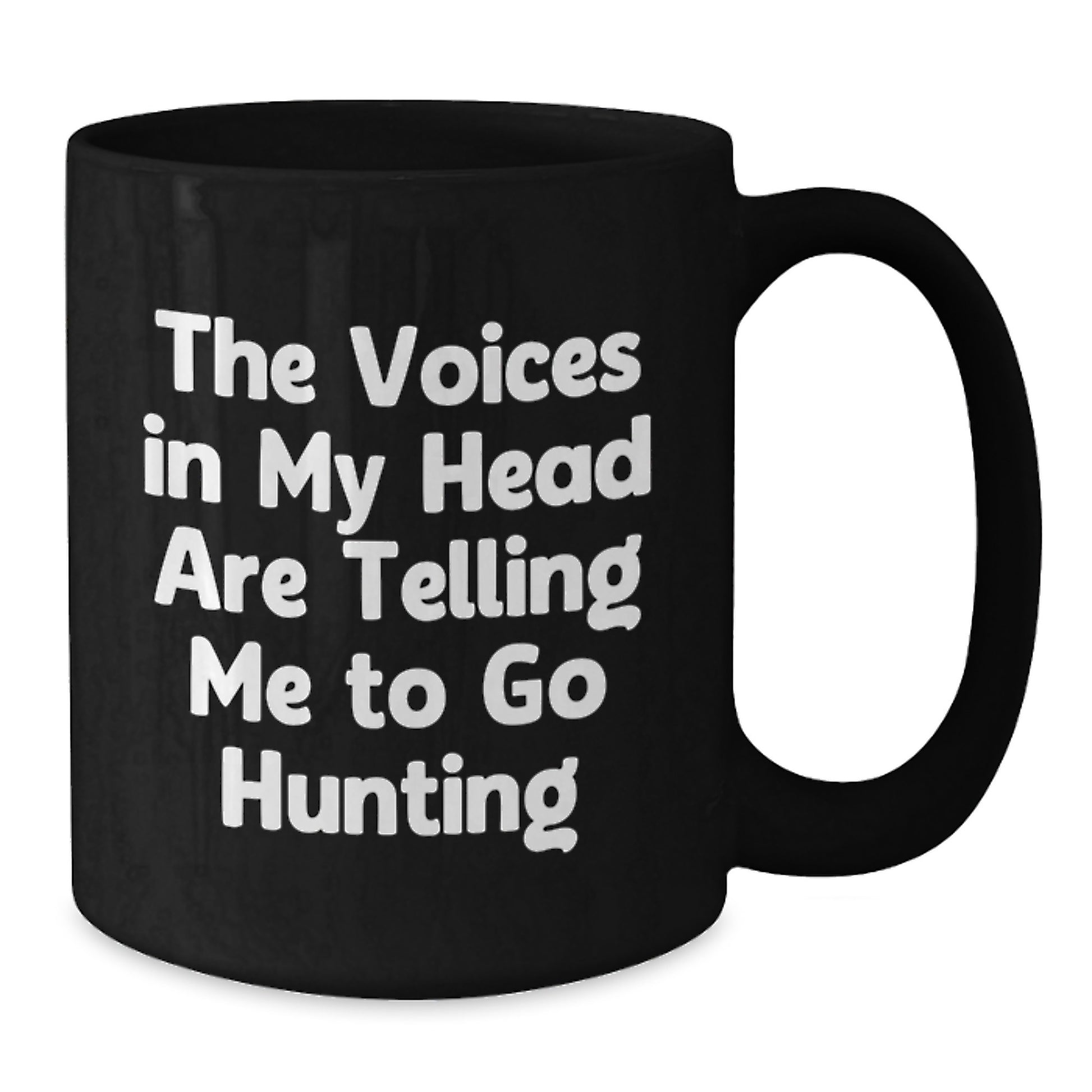Funny Hunting Quotes Black Coffee Mug Gifts for Men from Friends, Funny Hunting Mugs Christmas Unique Gifts for Hunting Enthusiasts - Additional