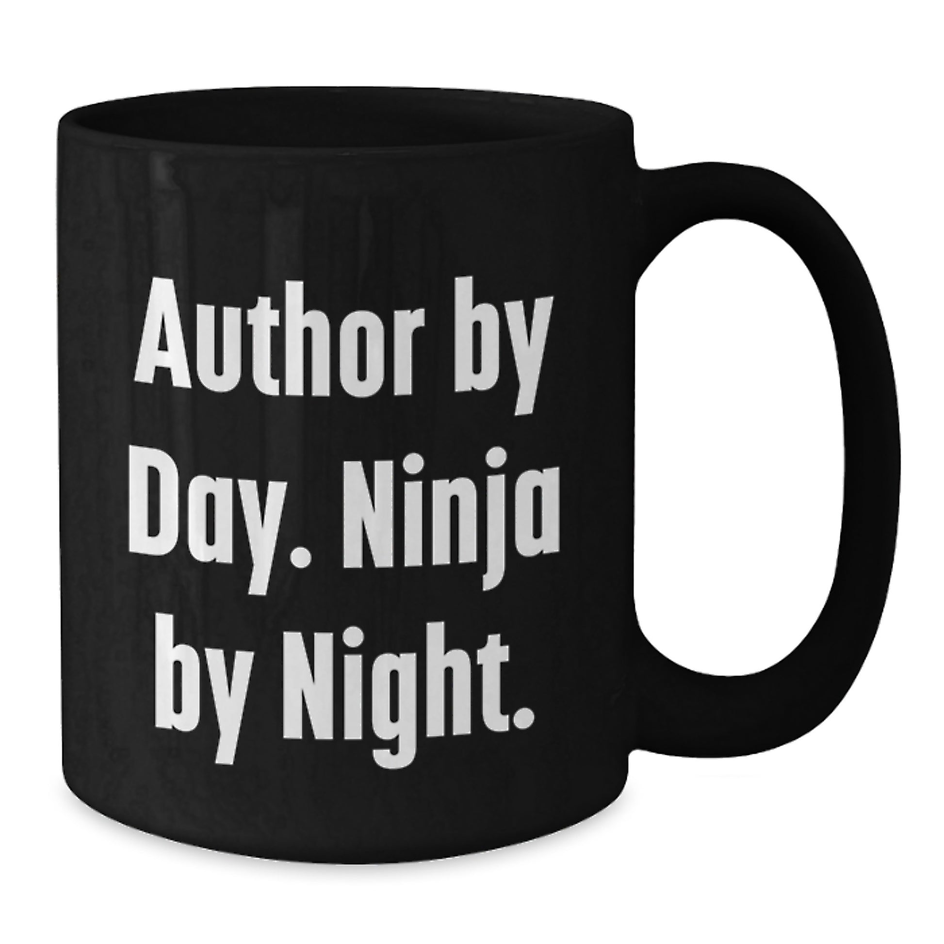 Author's Unique Gifts, Funny Quote Black Coffee Mug for Friends, Coworkers, Family - Gifts from Men, Gifts for Authors, Graduation Unique Gifts - Additional