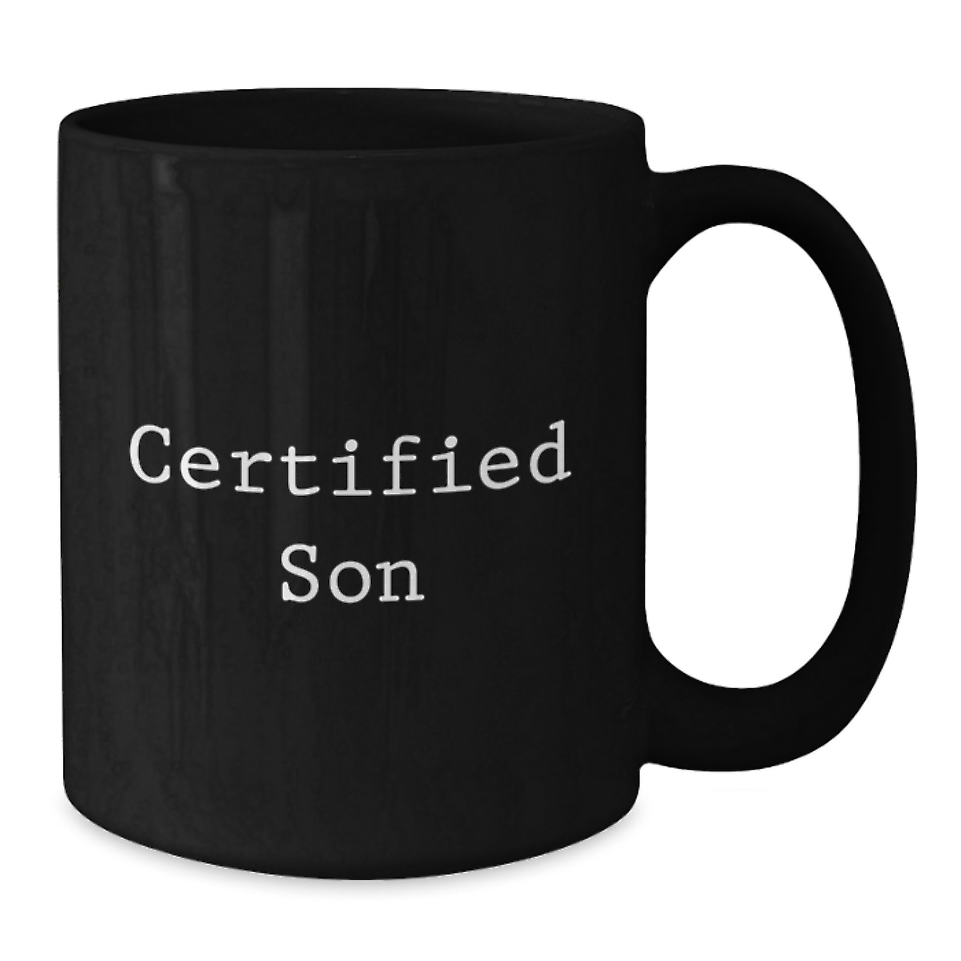 Funny Quotes for Son - Unique Gifts from Mom or Dad to Son for Christmas - Black Coffee Mug - Additional