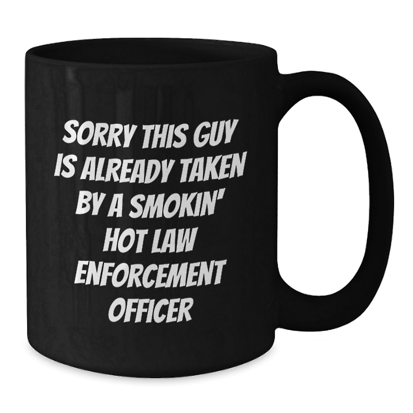 Funny Law Enforcement Officer Gifts for Men, Unique Black Coffee Mugs from Friends, Law Enforcement Officer Christmas Unique Gifts - Additional
