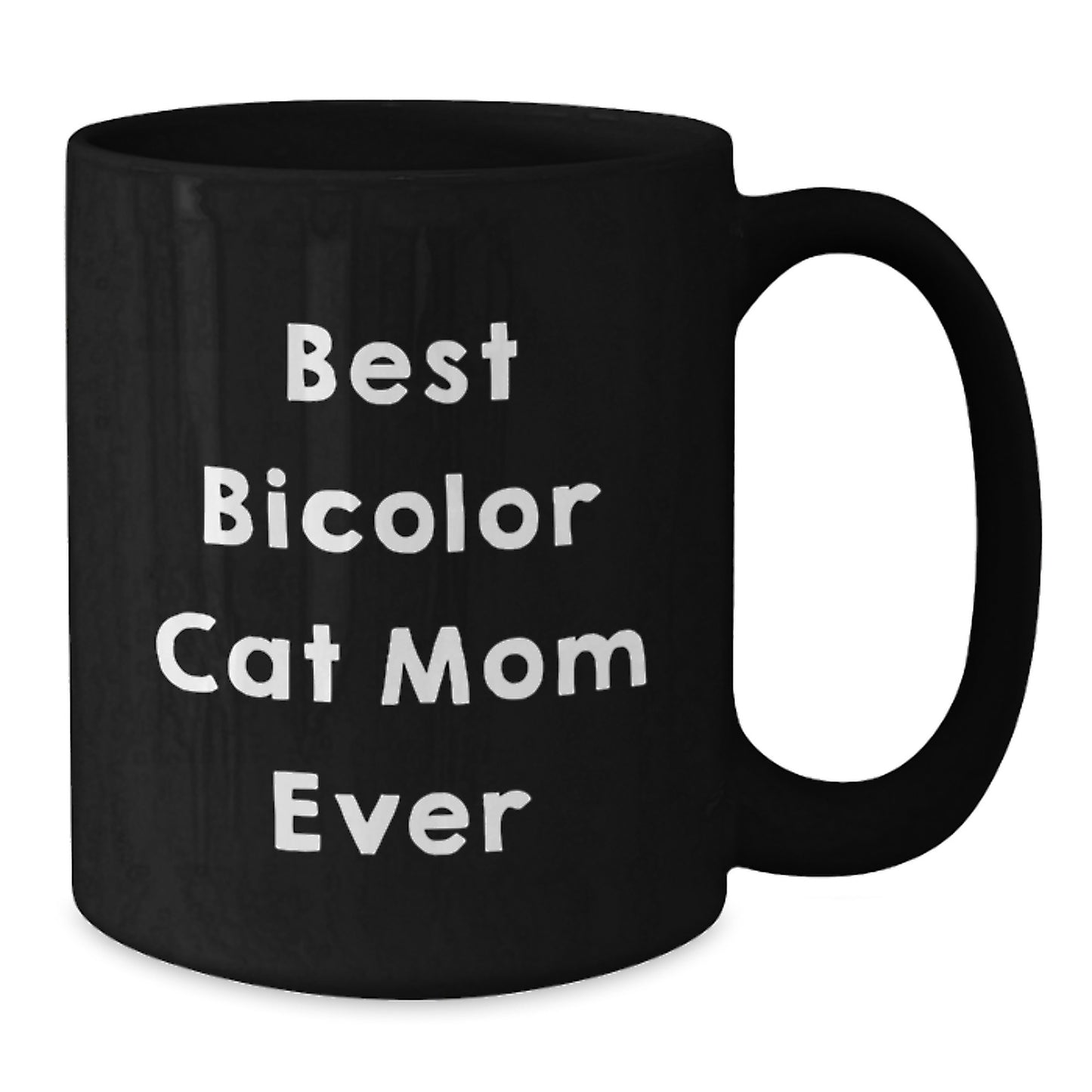 Funny Bicolor Cat Mom Gift from Friends for Birthday Unique - Additional
