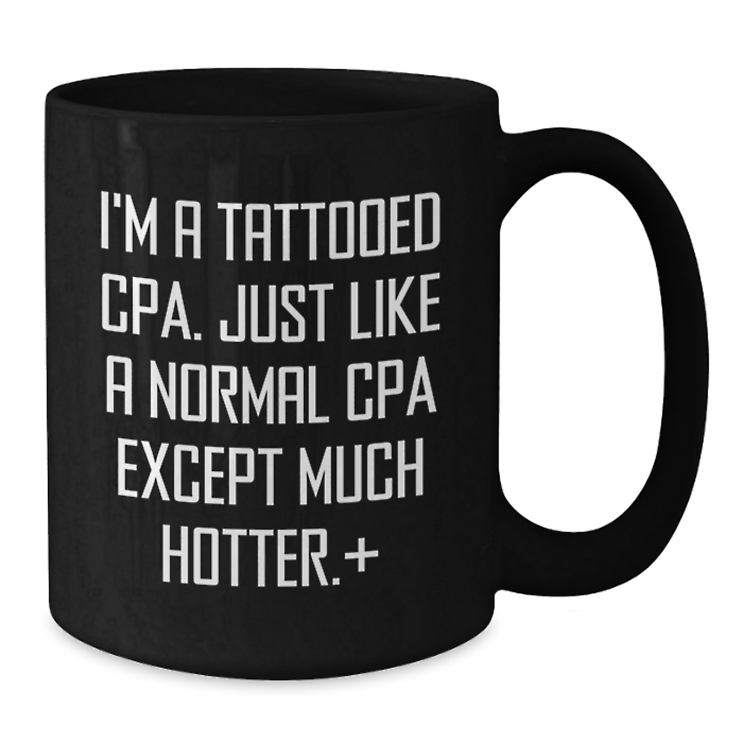 Funny Gifts from Men to Friends, Black Coffee Mugs for CPA Enthusiasts, Christmas Unique Gifts - Additional