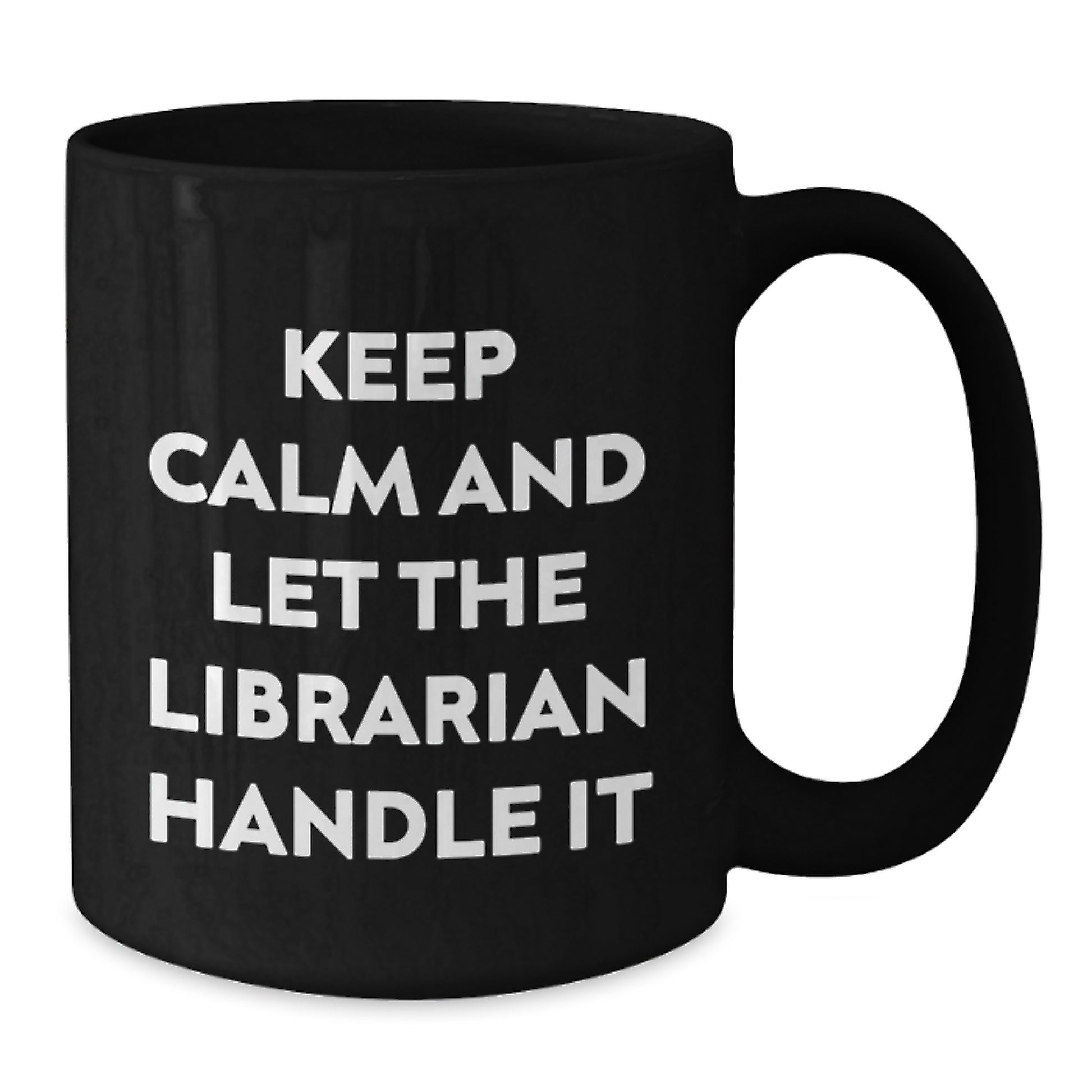 Funny Librarian Gifts from Friends, Black Coffee Mugs for Librarian, Unique Christmas Unique Gifts - Additional