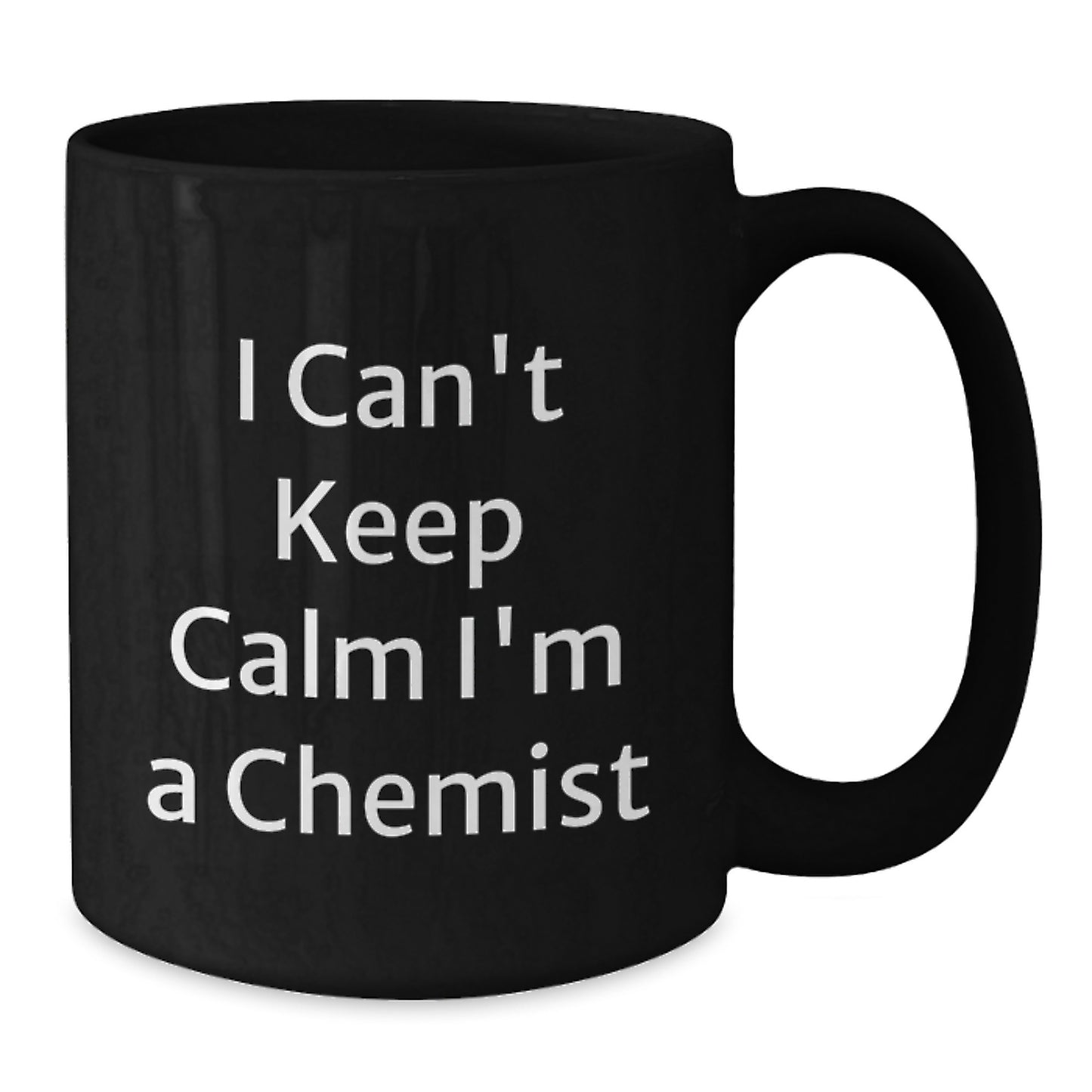 Funny Chemist Black Coffee Mug Gifts for Chemist Friends and Family, Christmas Unique Mugs from Men, Women, Coworkers, I 'Cant Keep Calm I'm A Chemist' - Additional