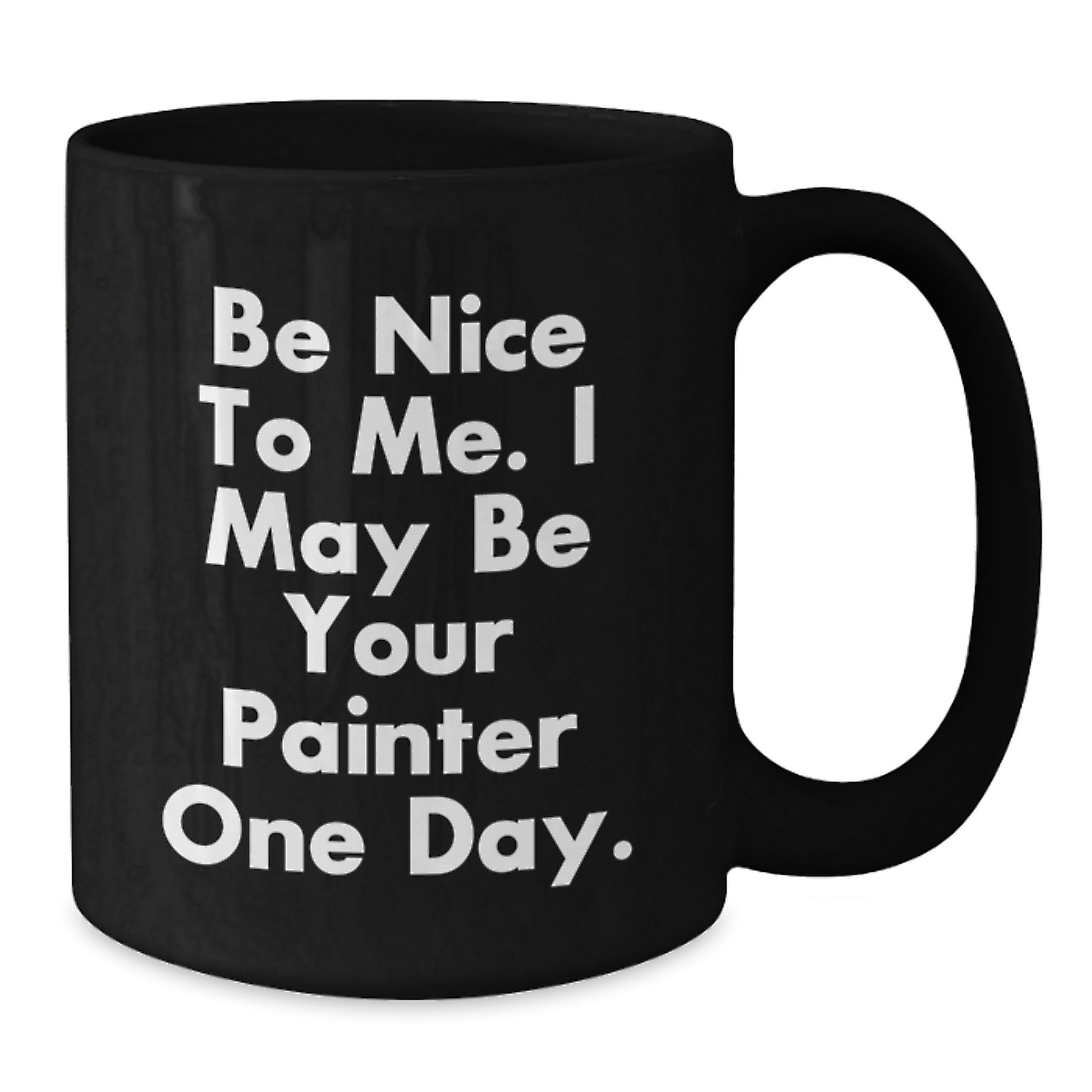Funny Painter Gifts from Friends to Family Funny Painter Black Coffee Mug for Painter, Christmas Unique Gifts for Painter - Additional