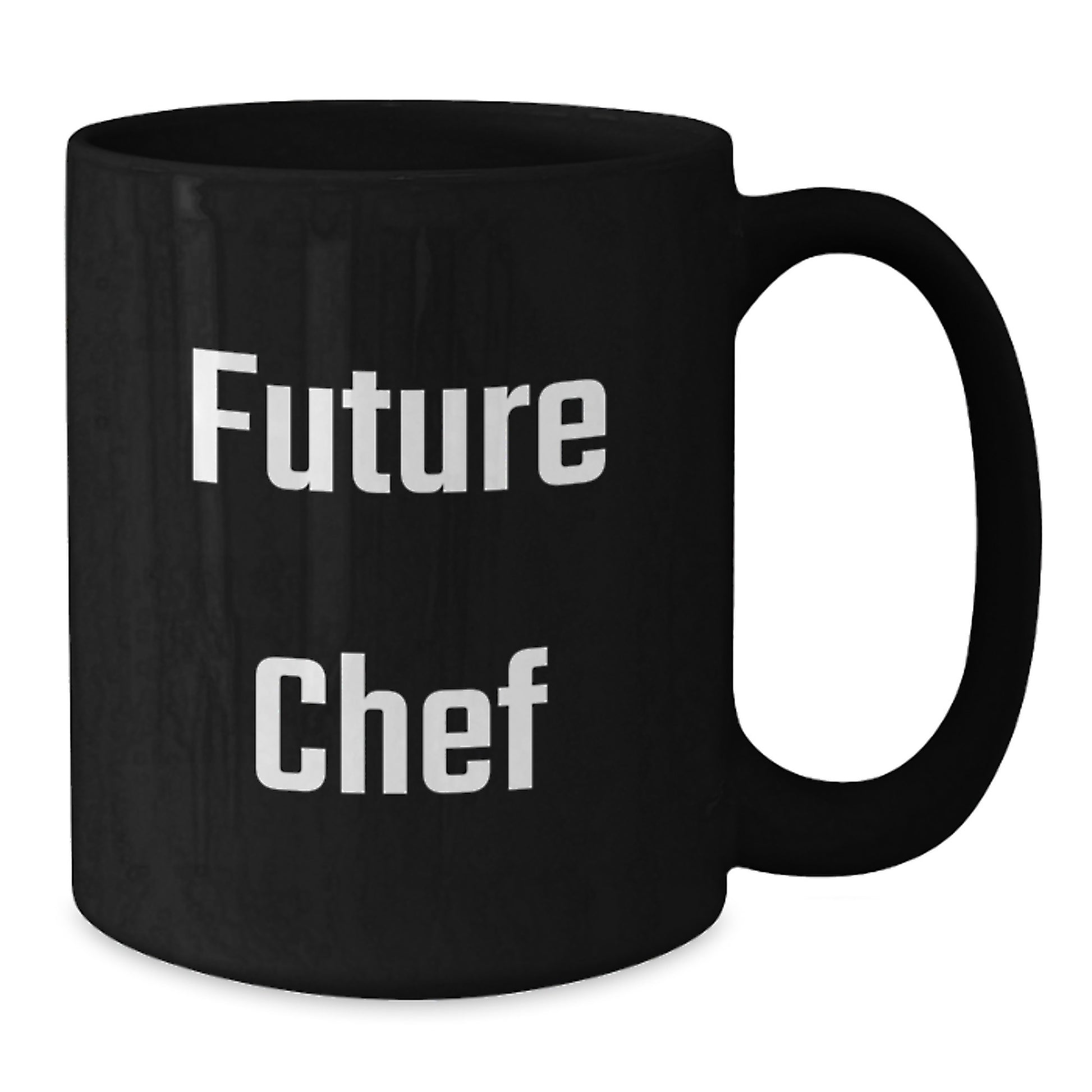 Funny Chef Quote Black Coffee Mugs for Future Chefs Gifts from Family to Friends - Additional