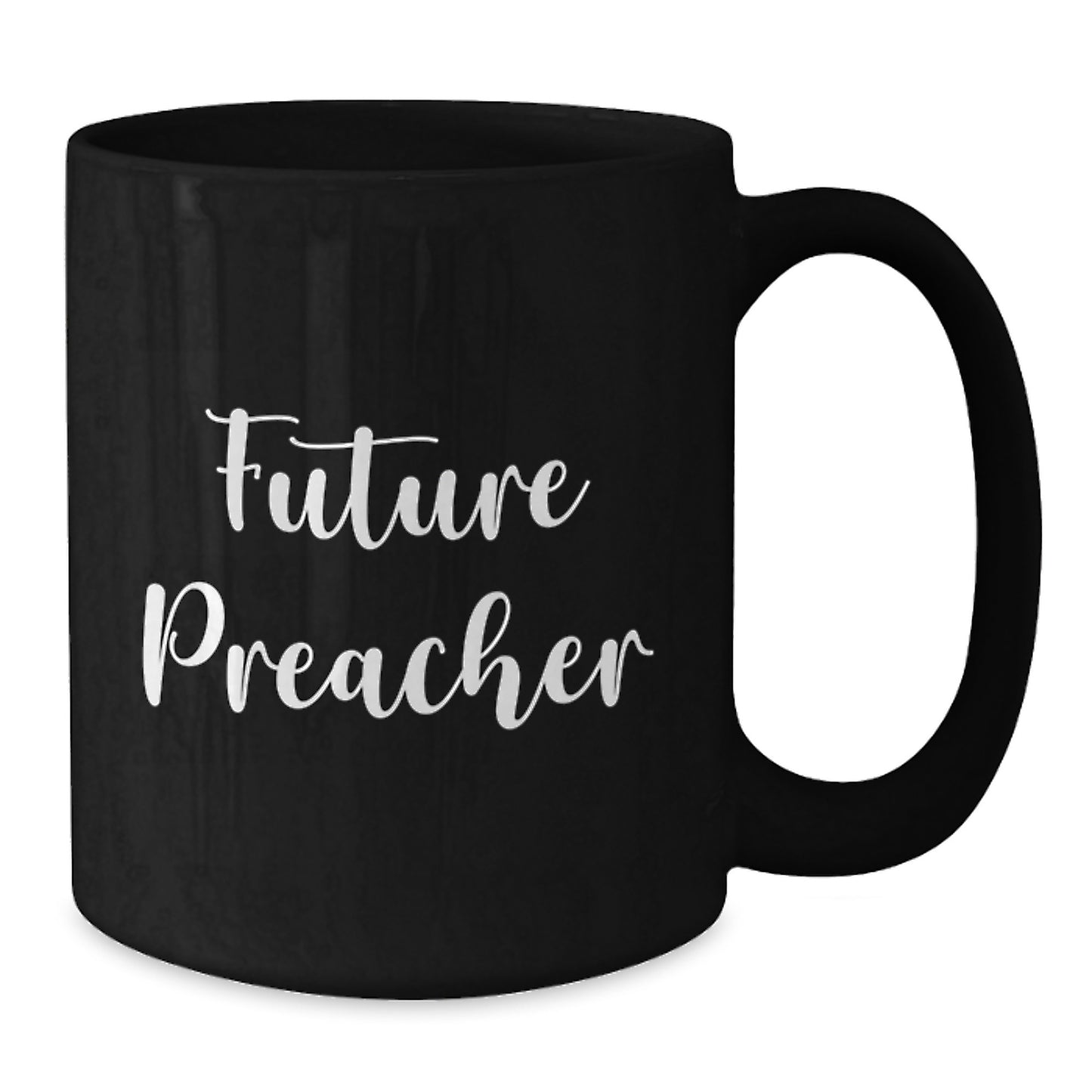 Funny Preacher Gifts from Friends for Future Preacher Graduation, Black Coffee Mug, 'You're the Future' Quote - Additional