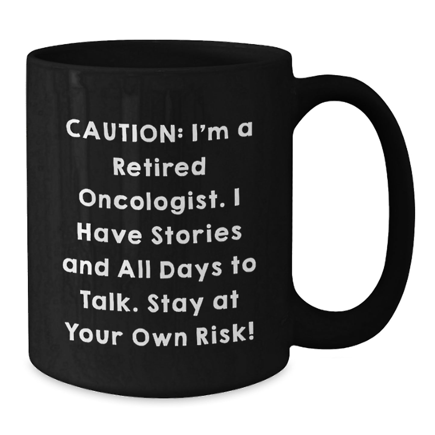 Oncologist Christmas Unique Gifts, Funny Quote Black Coffee Mug, 11oz or 15oz Ceramic Mug, Gifts from Friends to Oncologist, Perfect for Oncologist Men Women - Additional